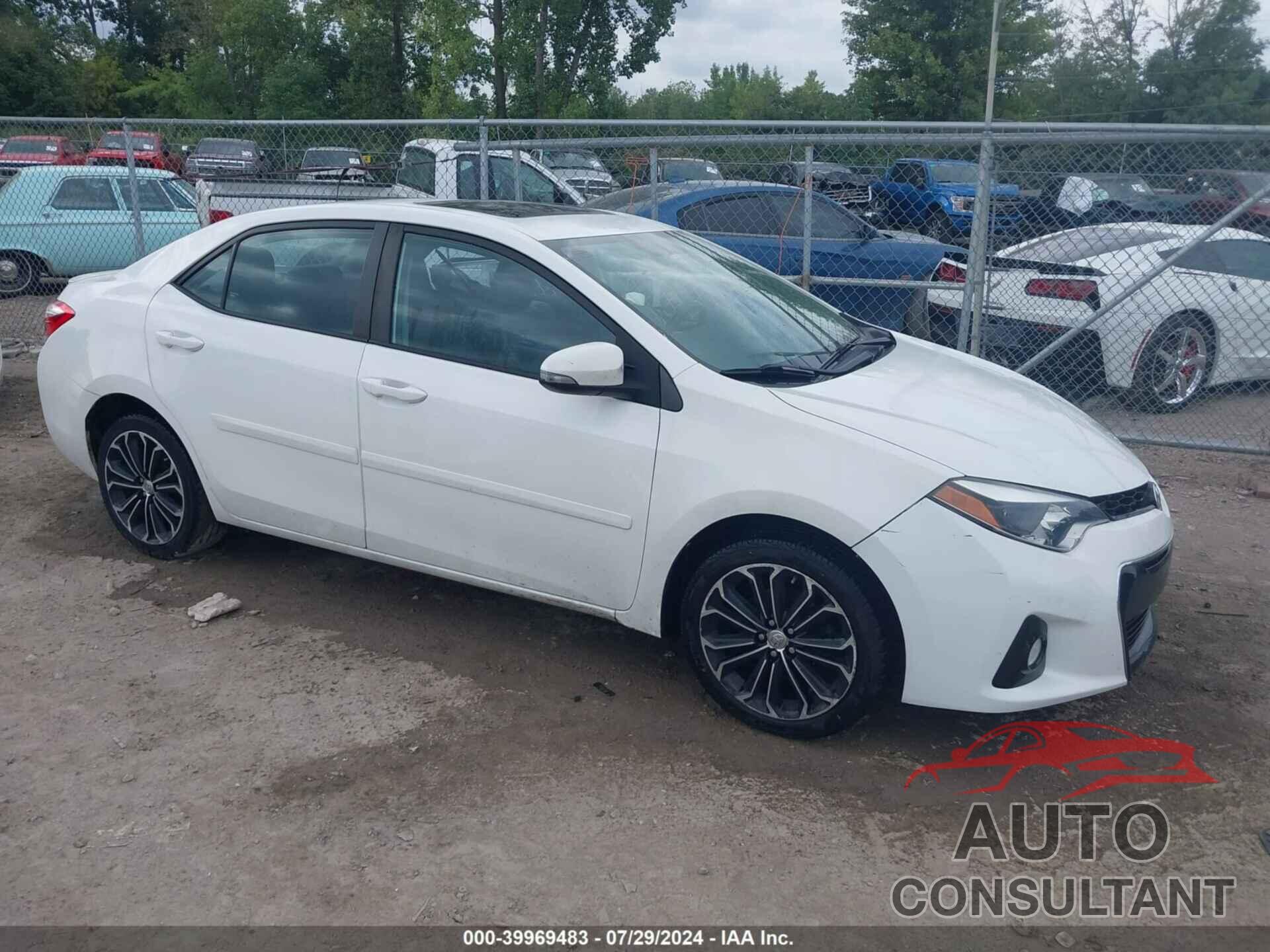 TOYOTA COROLLA 2016 - 2T1BURHE3GC591720
