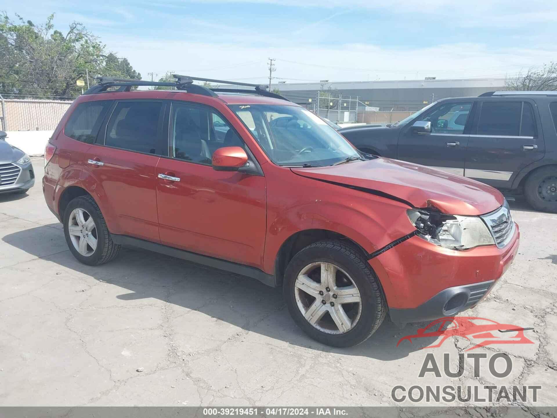 SUBARU FORESTER 2010 - JF2SH6CC1AH741210