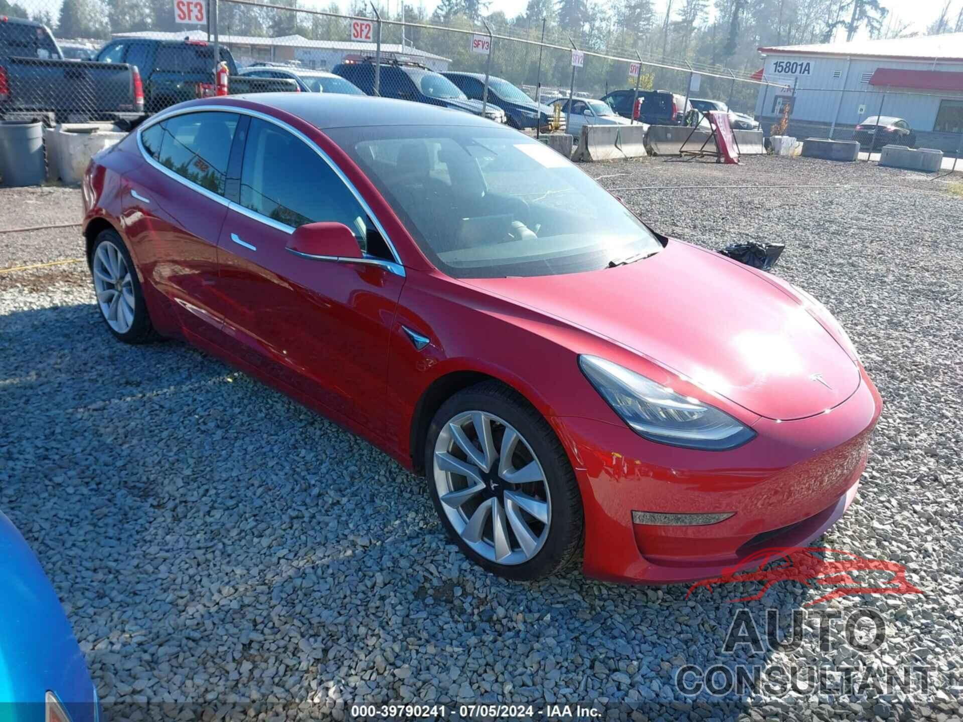 TESLA MODEL 3 2019 - 5YJ3E1EB9KF189718