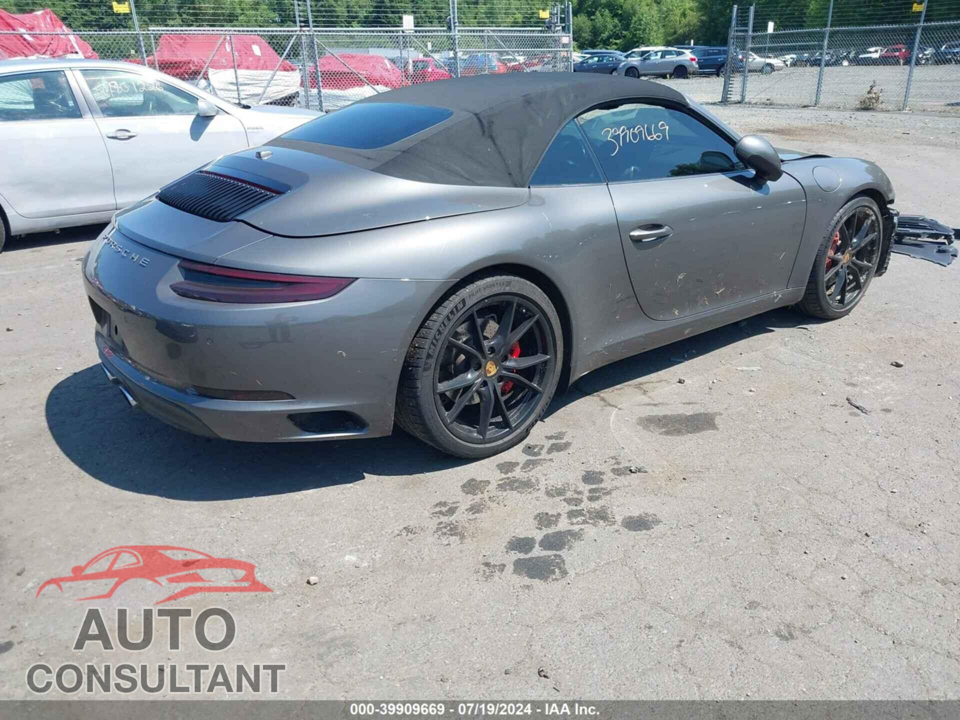 PORSCHE 911 2017 - WP0CA2A92HS142059