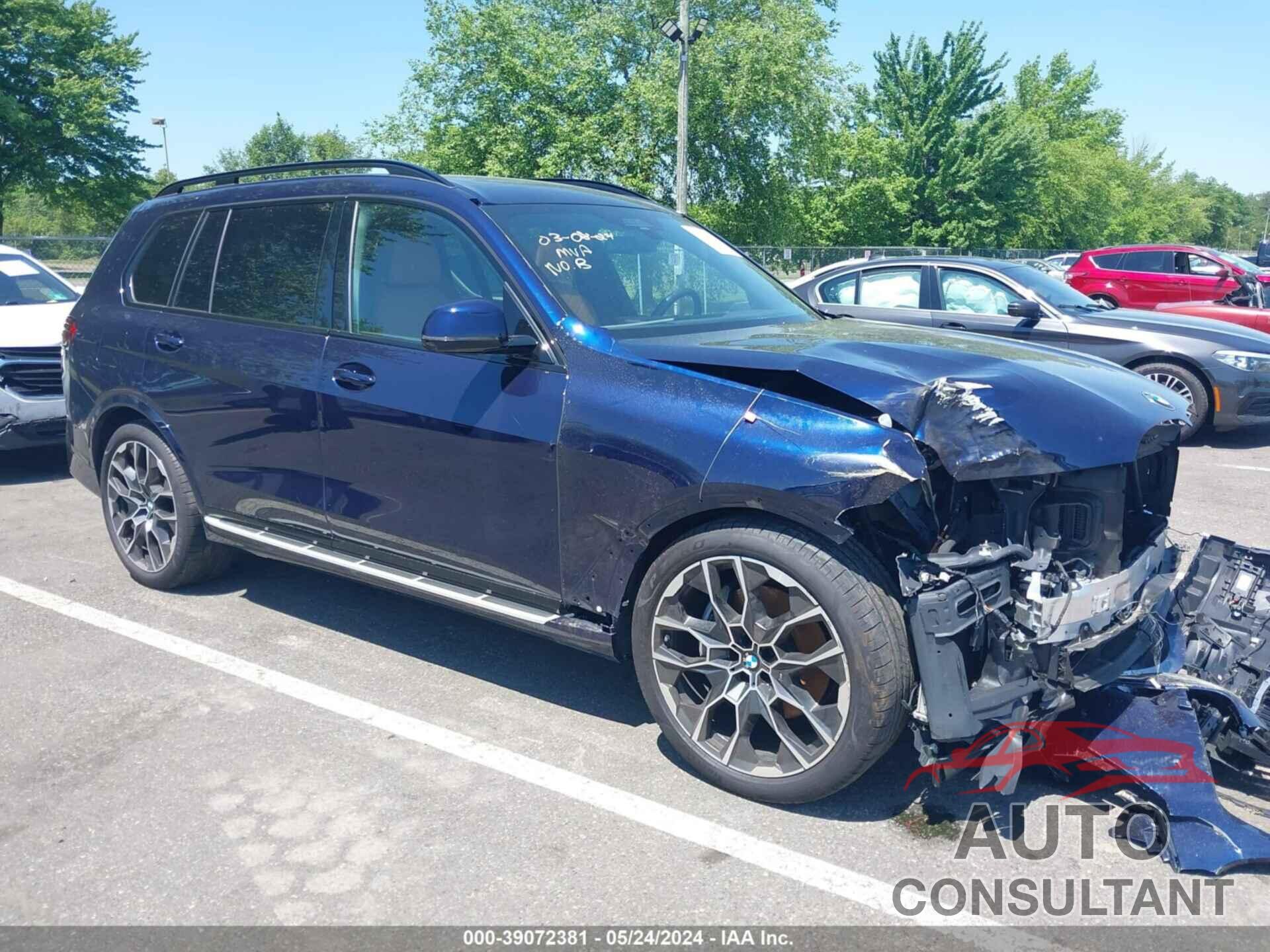 BMW X7 2023 - 5UX23EM07P9P75231