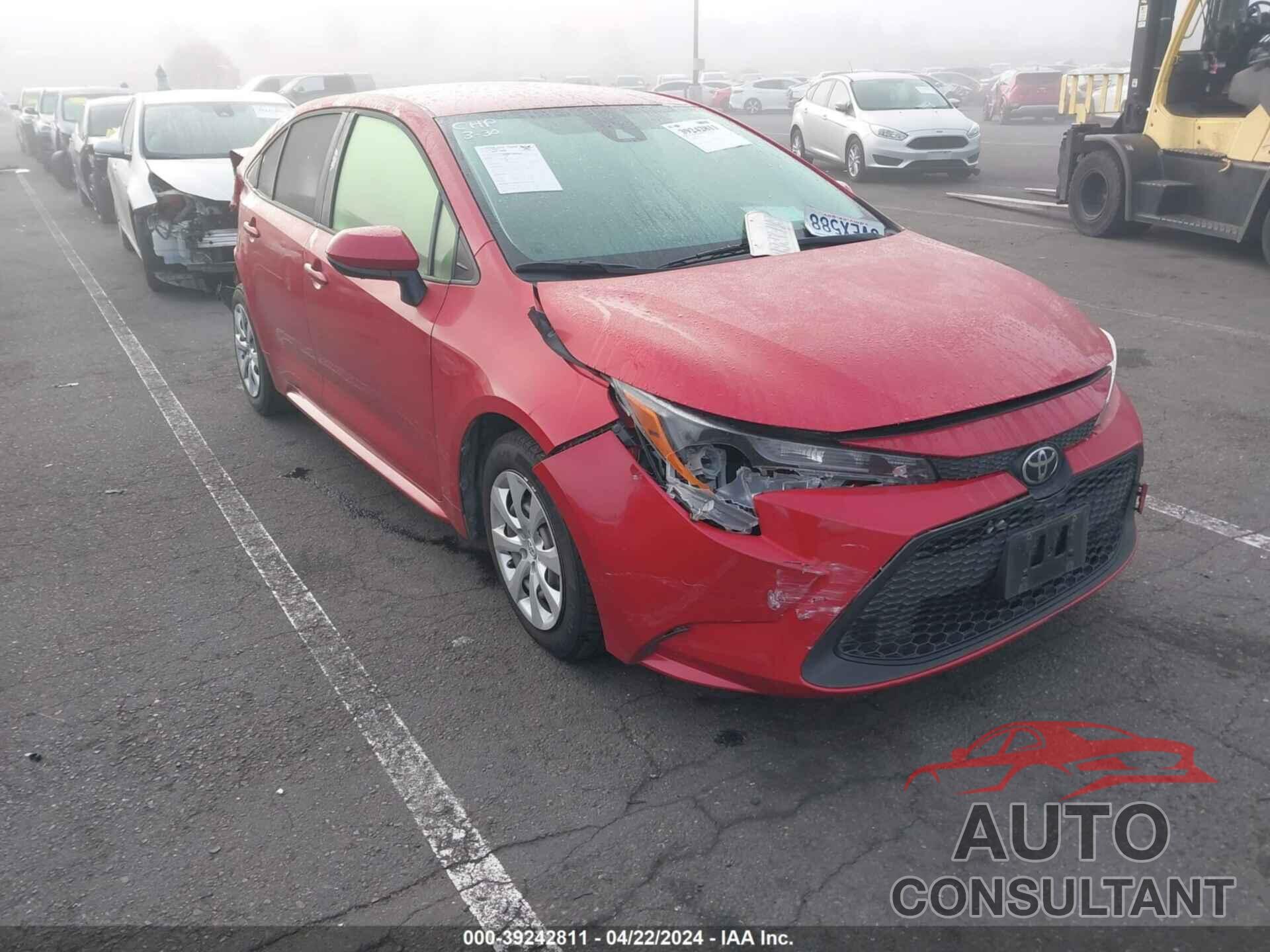 TOYOTA COROLLA 2021 - JTDEPMAE6MJ166302