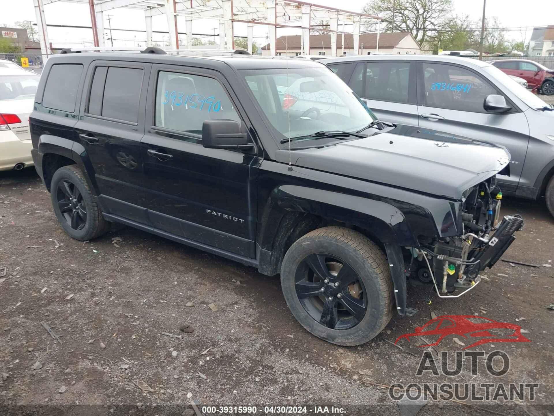 JEEP PATRIOT 2016 - 1C4NJRFB9GD647435