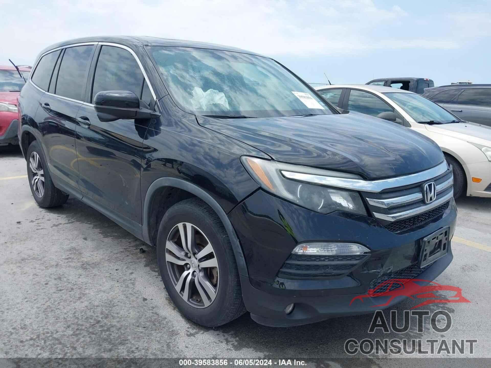 HONDA PILOT 2017 - 5FNYF5H53HB048202