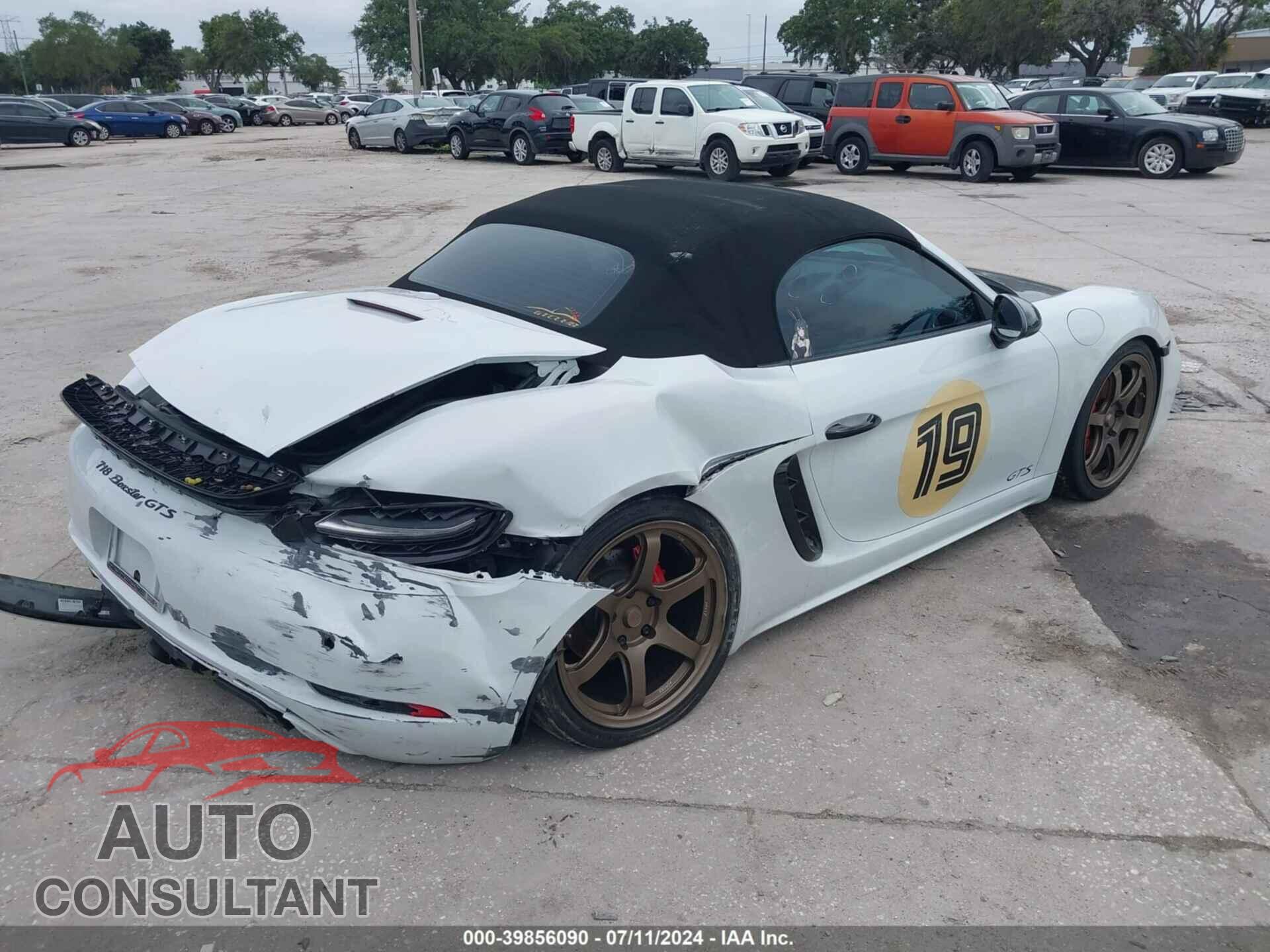 PORSCHE 718 BOXSTER 2018 - WP0CB2A81JS228747