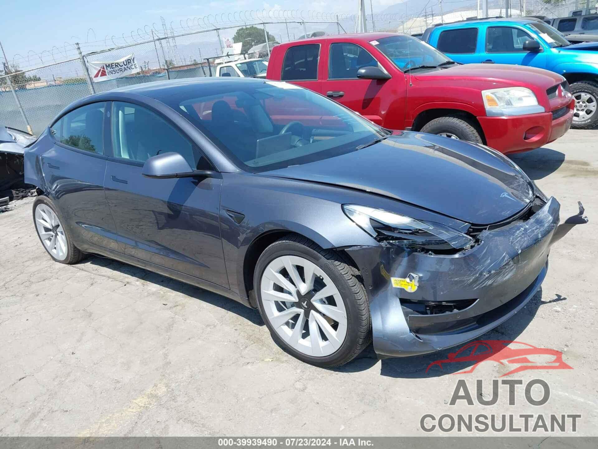 TESLA MODEL 3 2022 - 5YJ3E1EB1NF195369