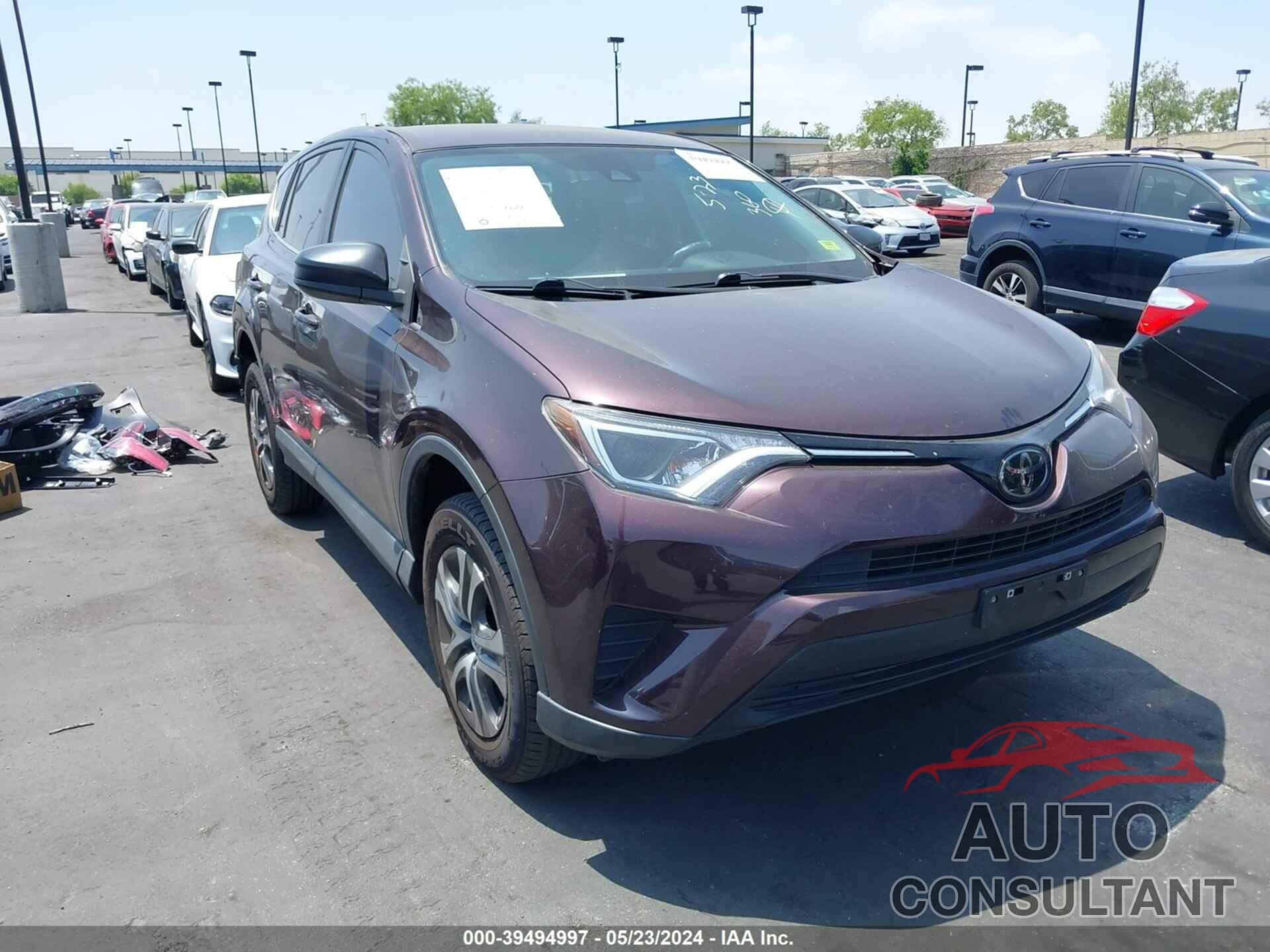 TOYOTA RAV4 2018 - 2T3ZFREV4JW471614