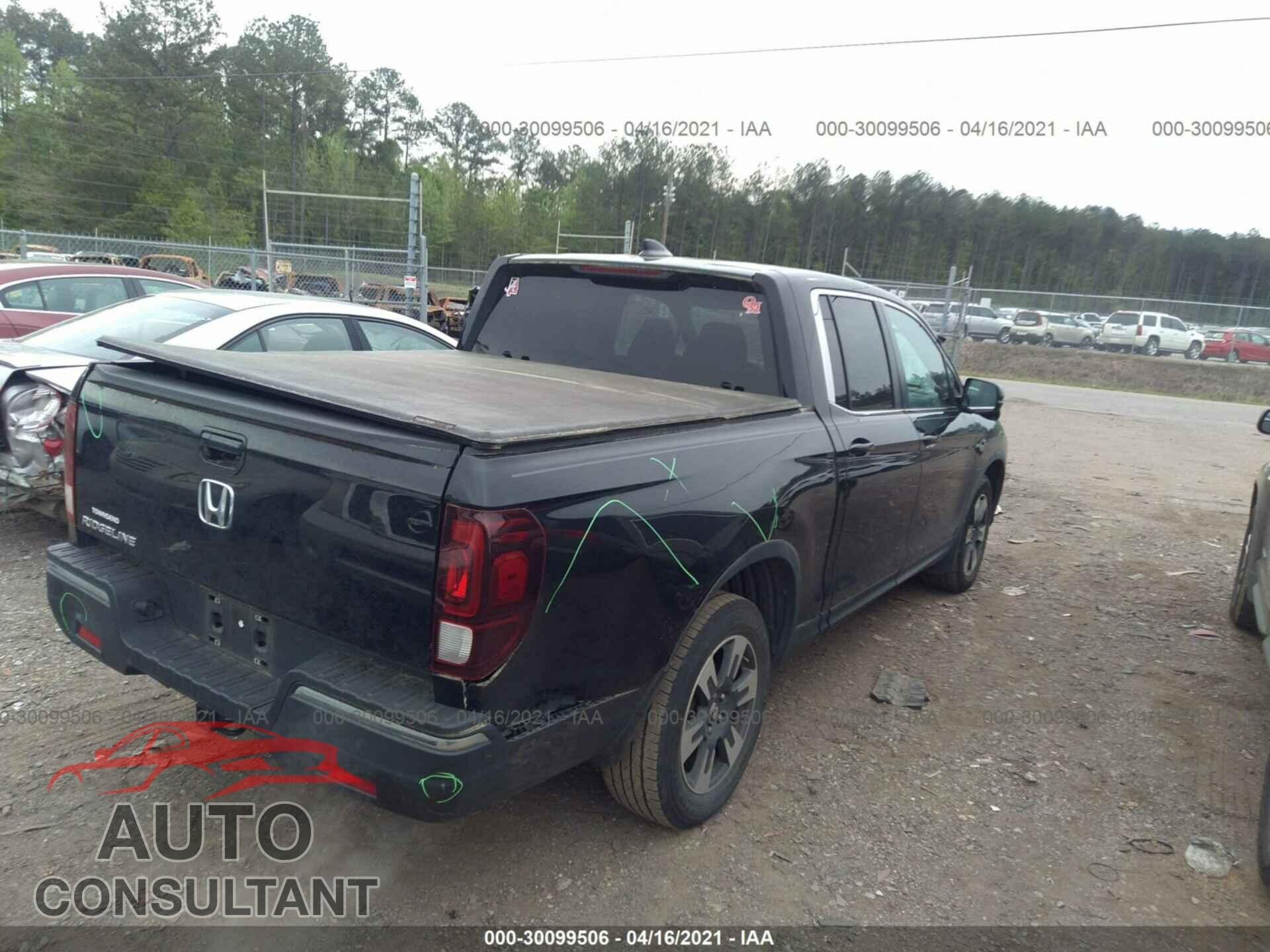 HONDA RIDGELINE 2017 - 5FPYK2F61HB011825