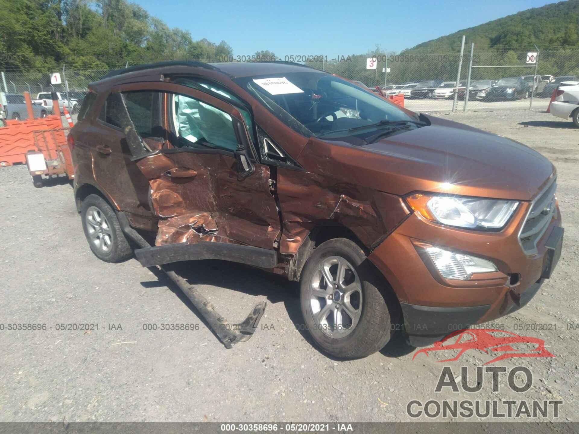 FORD ECOSPORT 2018 - MAJ6P1ULXJC239996