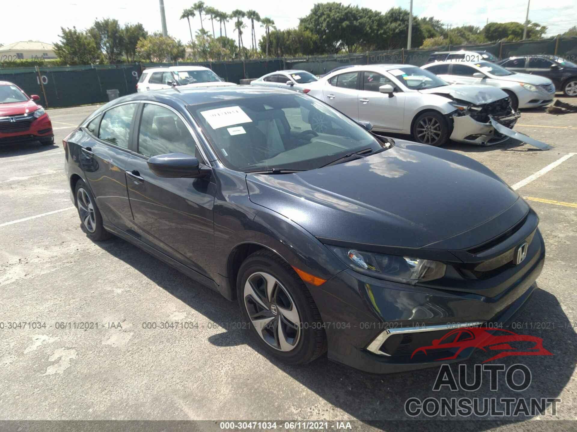 HONDA CIVIC SEDAN 2019 - 19XFC2F62KE043256