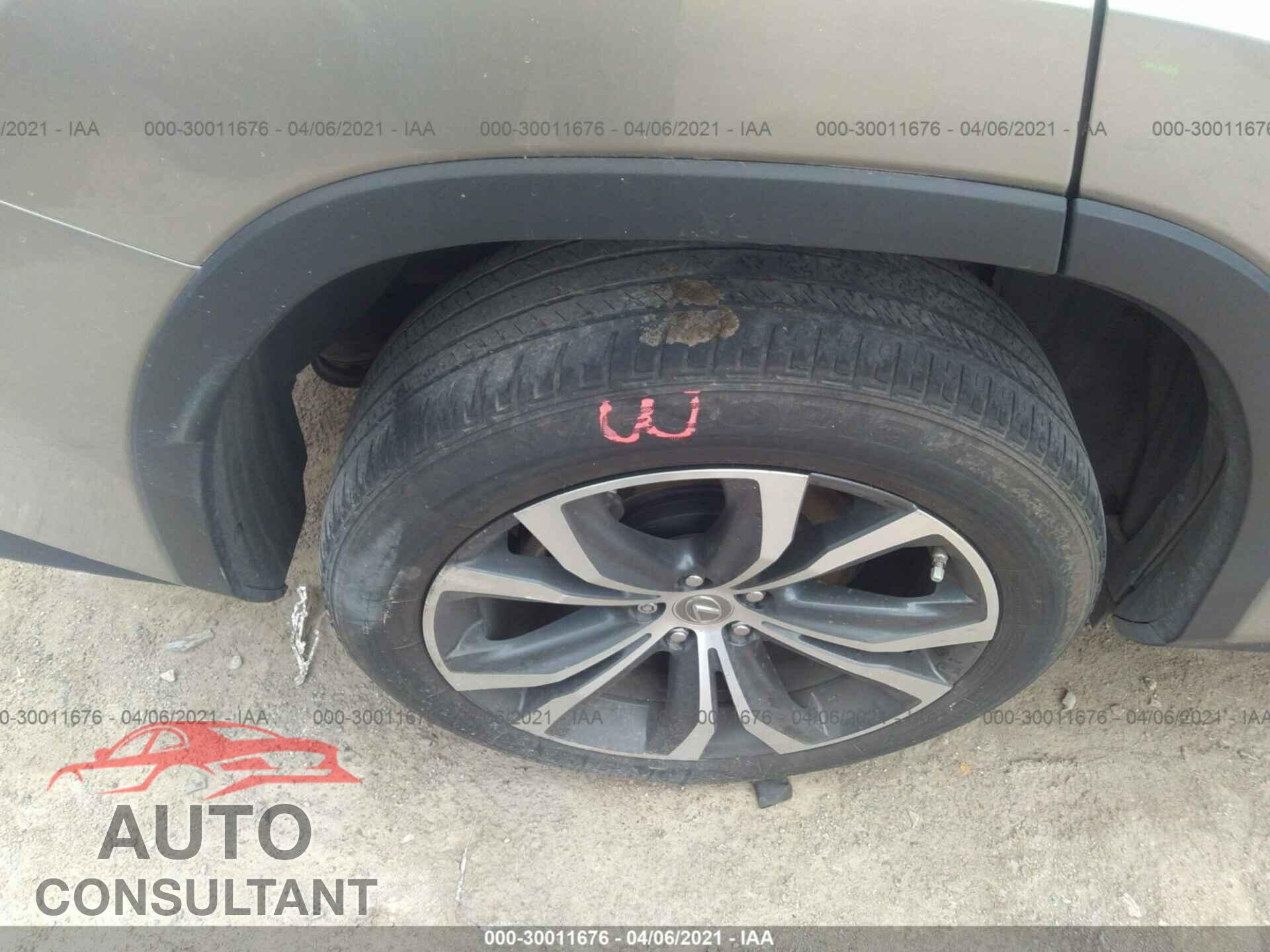 LEXUS RX 2017 - 2T2ZZMCA4HC043357