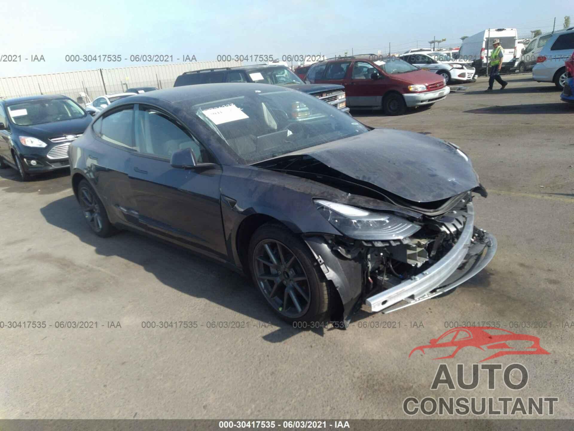 TESLA MODEL 3 2021 - 5YJ3E1EA6MF873135