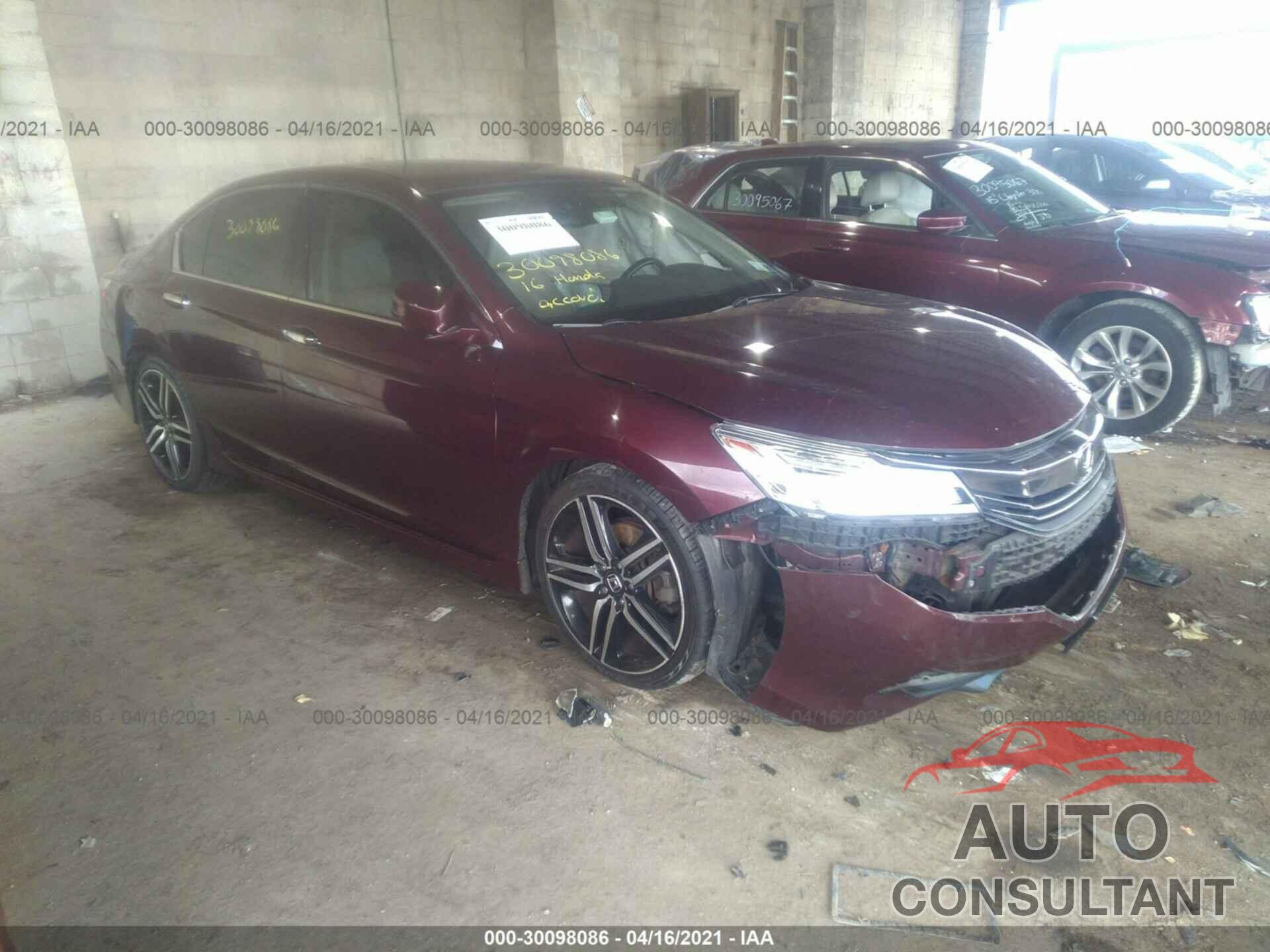 HONDA ACCORD SEDAN 2016 - 1HGCR3F91GA016725