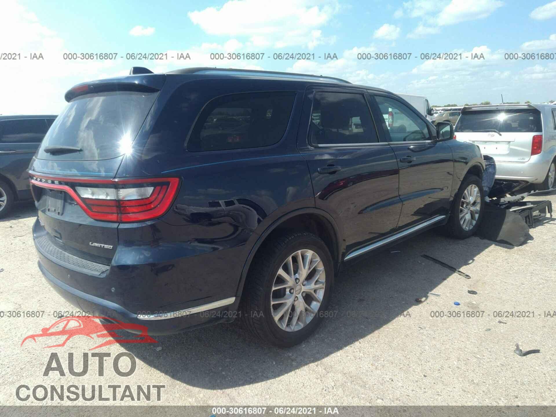DODGE DURANGO 2016 - 1C4RDJDG3GC446726
