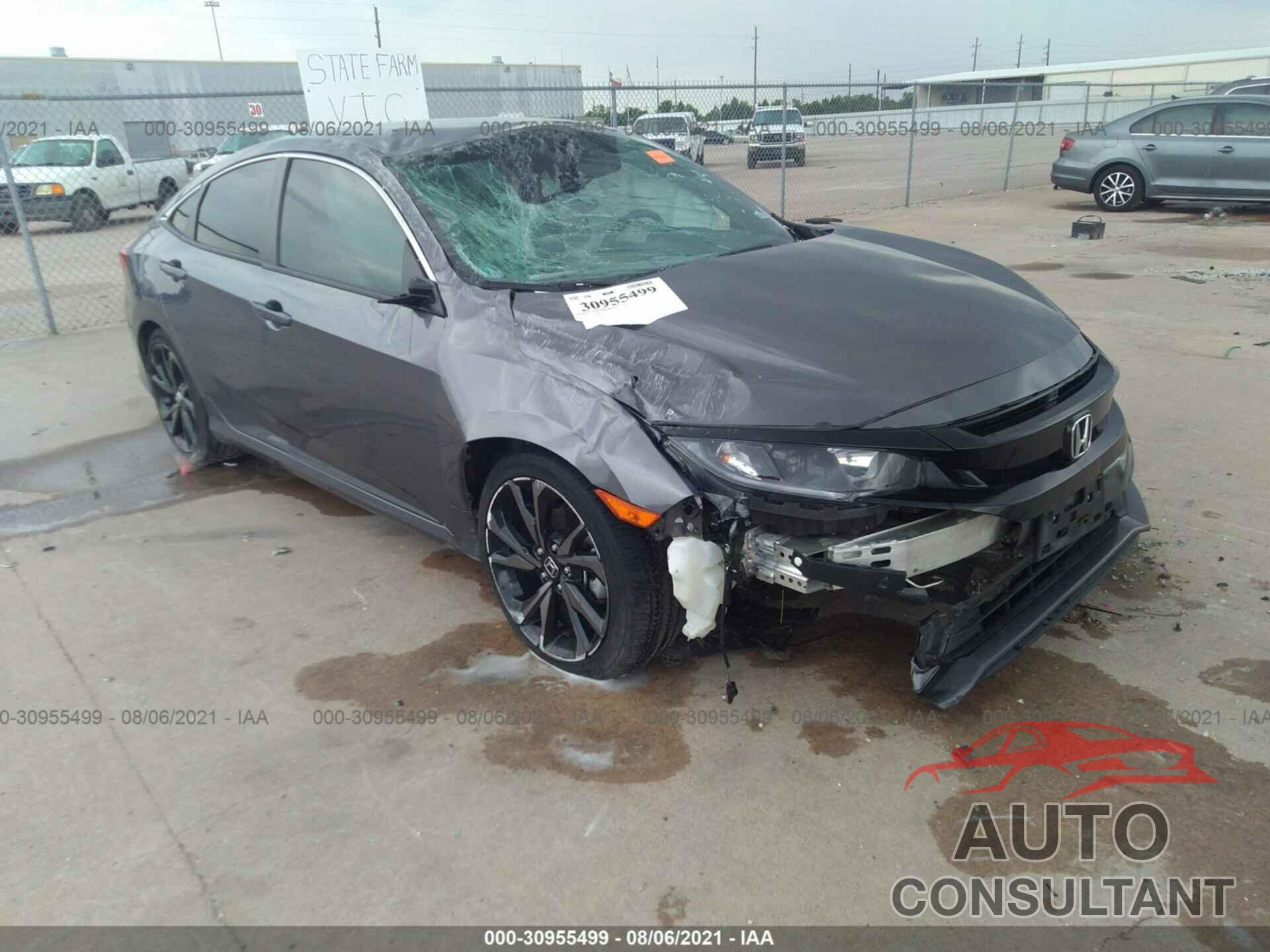 HONDA CIVIC SEDAN 2019 - 19XFC2F83KE043672