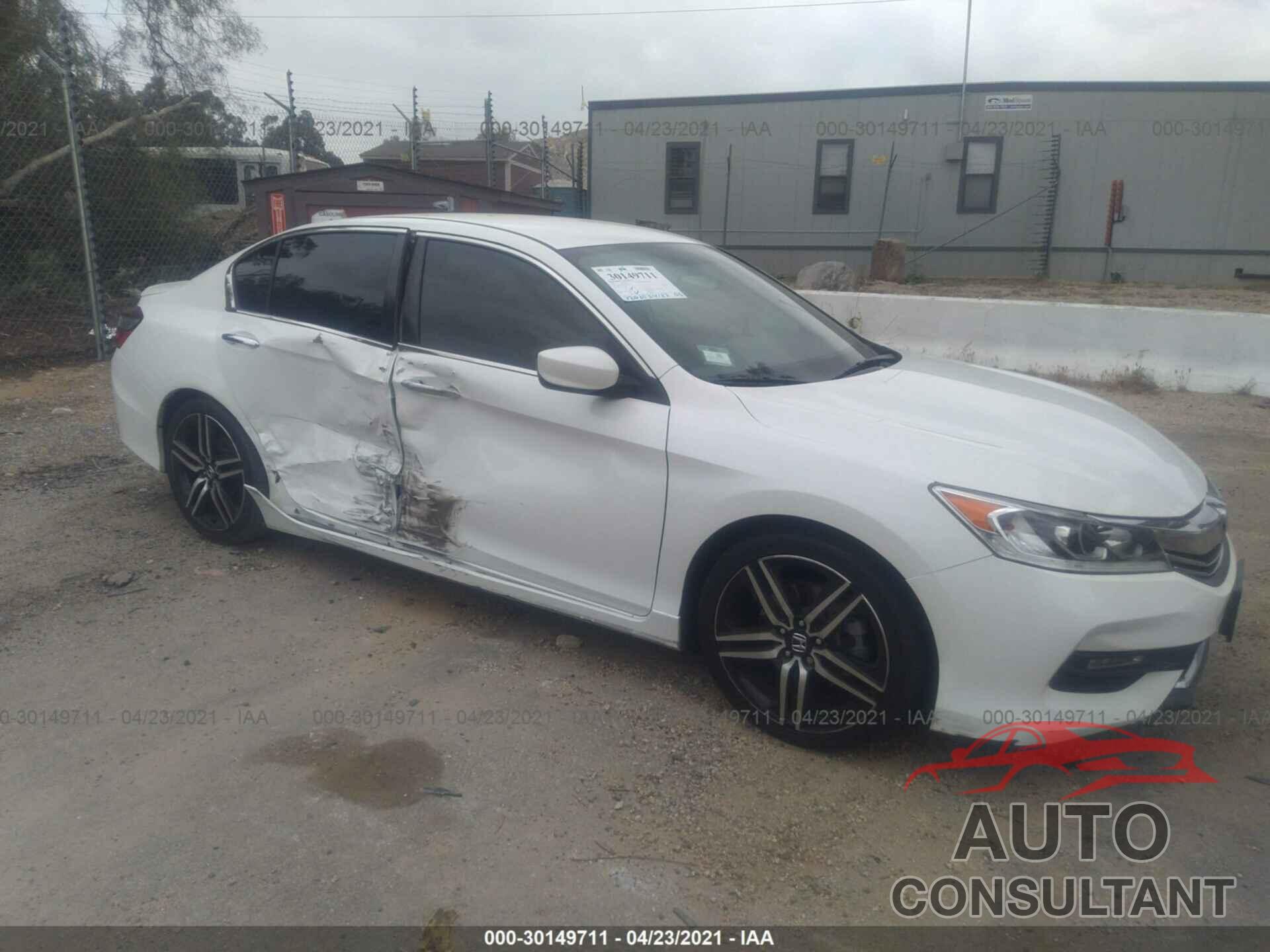 HONDA ACCORD SEDAN 2016 - 1HGCR2F57GA100815