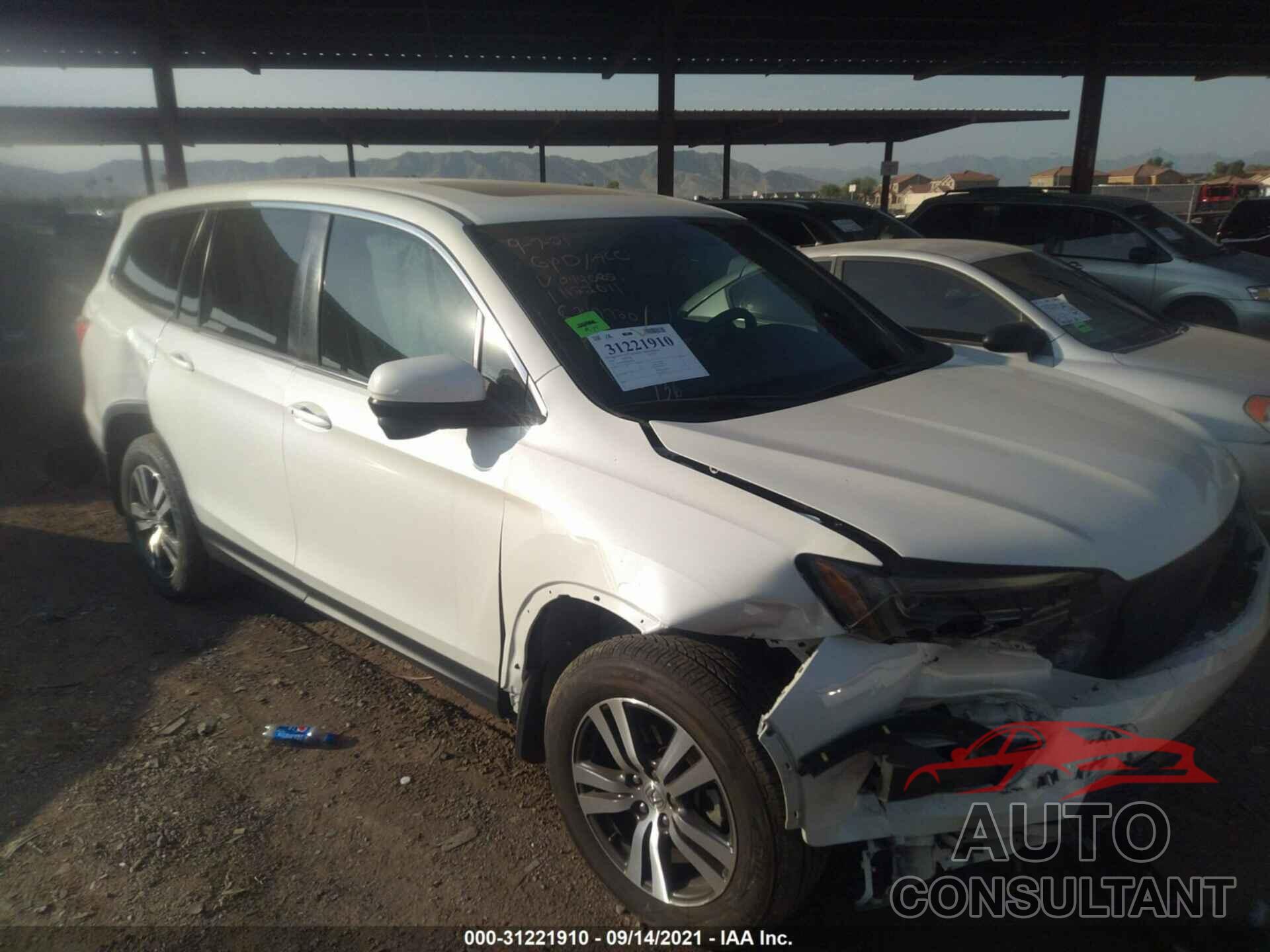 HONDA PILOT 2018 - 5FNYF6H59JB044022