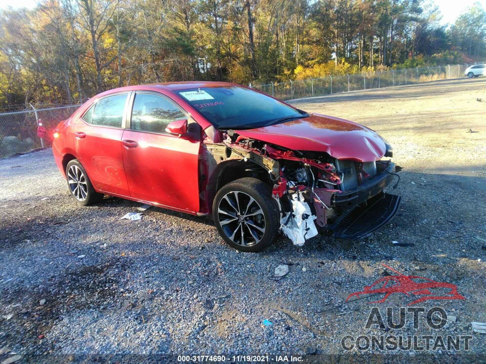 TOYOTA COROLLA 2017 - 5YFBURHE4HP609045