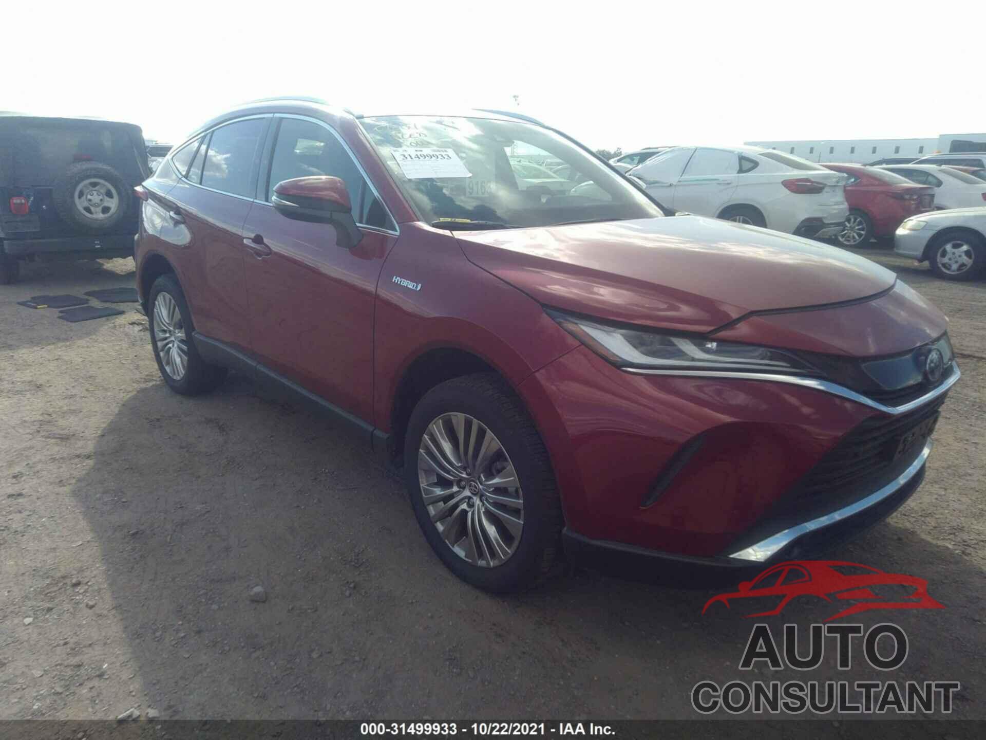 TOYOTA VENZA 2021 - JTEAAAAH1MJ021348