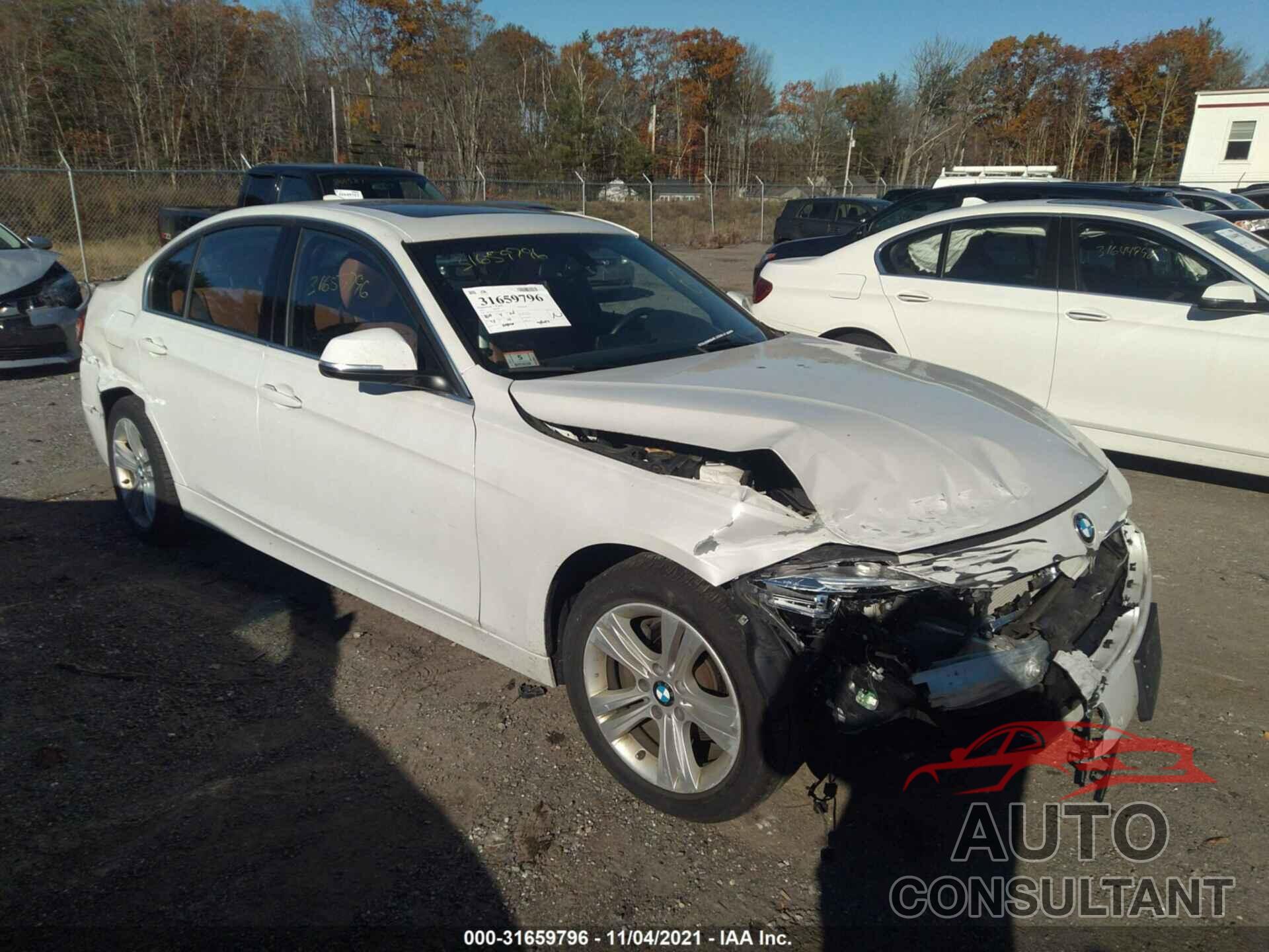 BMW 3 SERIES 2016 - WBA8E3G59GNU01726