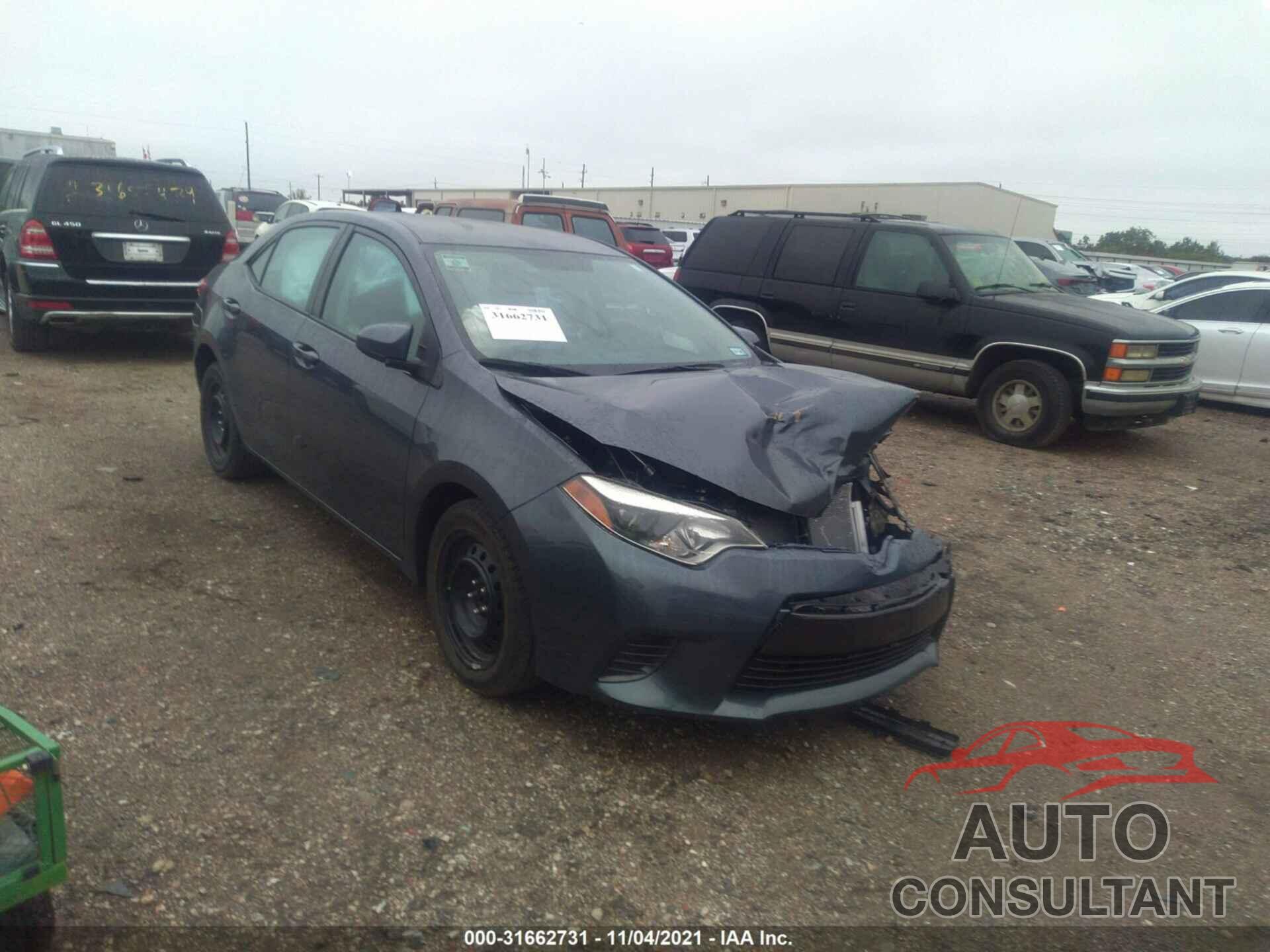 TOYOTA COROLLA 2016 - 5YFBURHE4GP380879