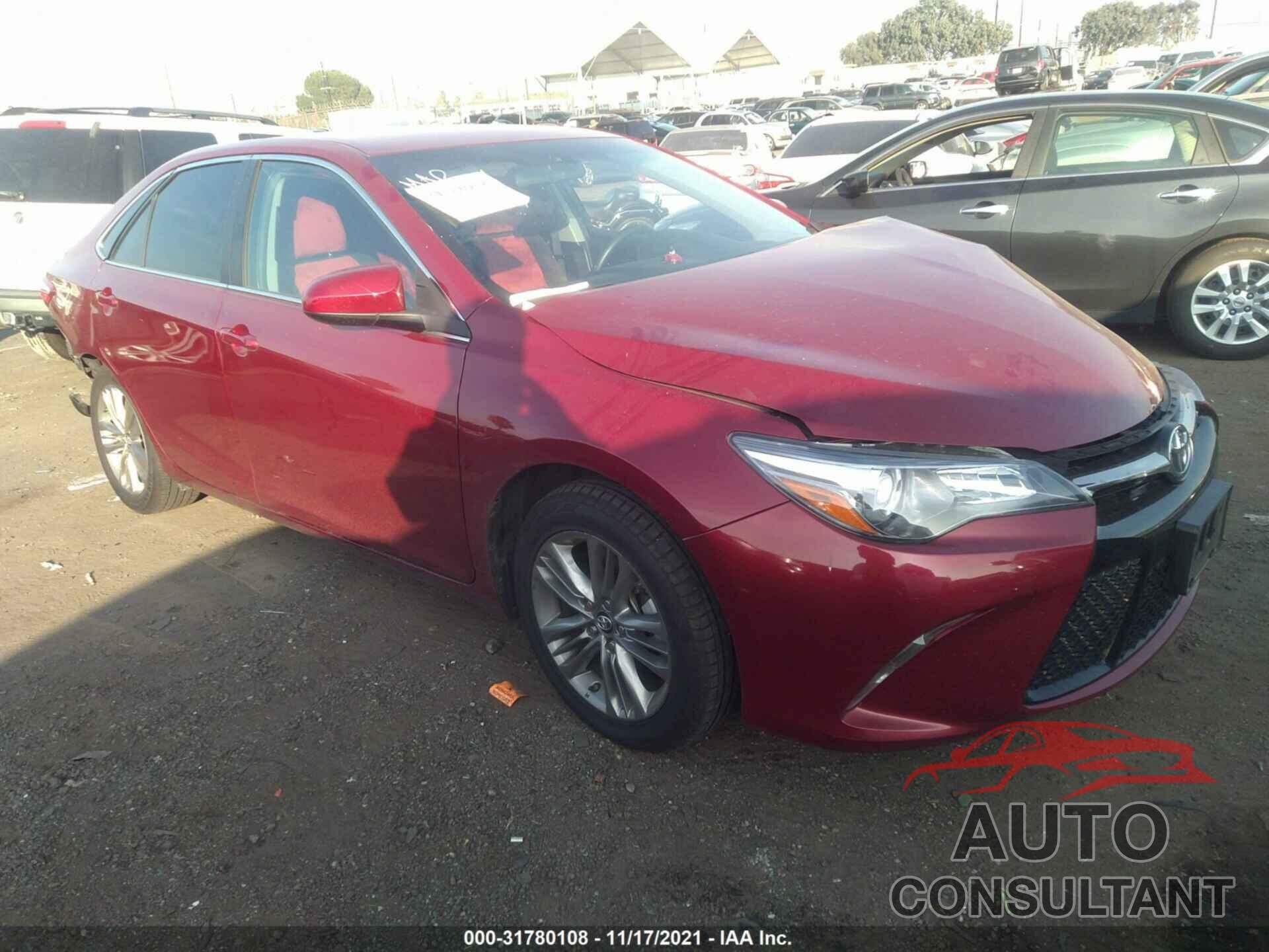 TOYOTA CAMRY 2017 - 4T1BF1FK0HU760693