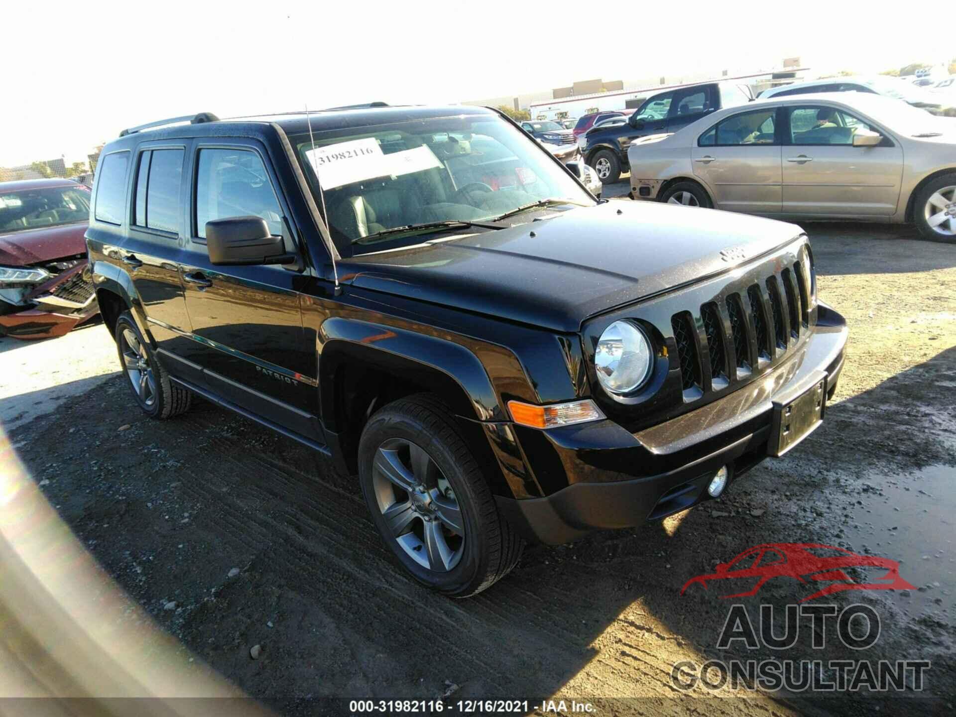 JEEP PATRIOT 2016 - 1C4NJPBA0GD726946