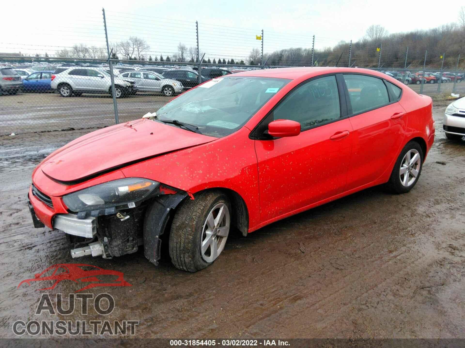 DODGE DART 2016 - 1C3CDFBB3GD766542