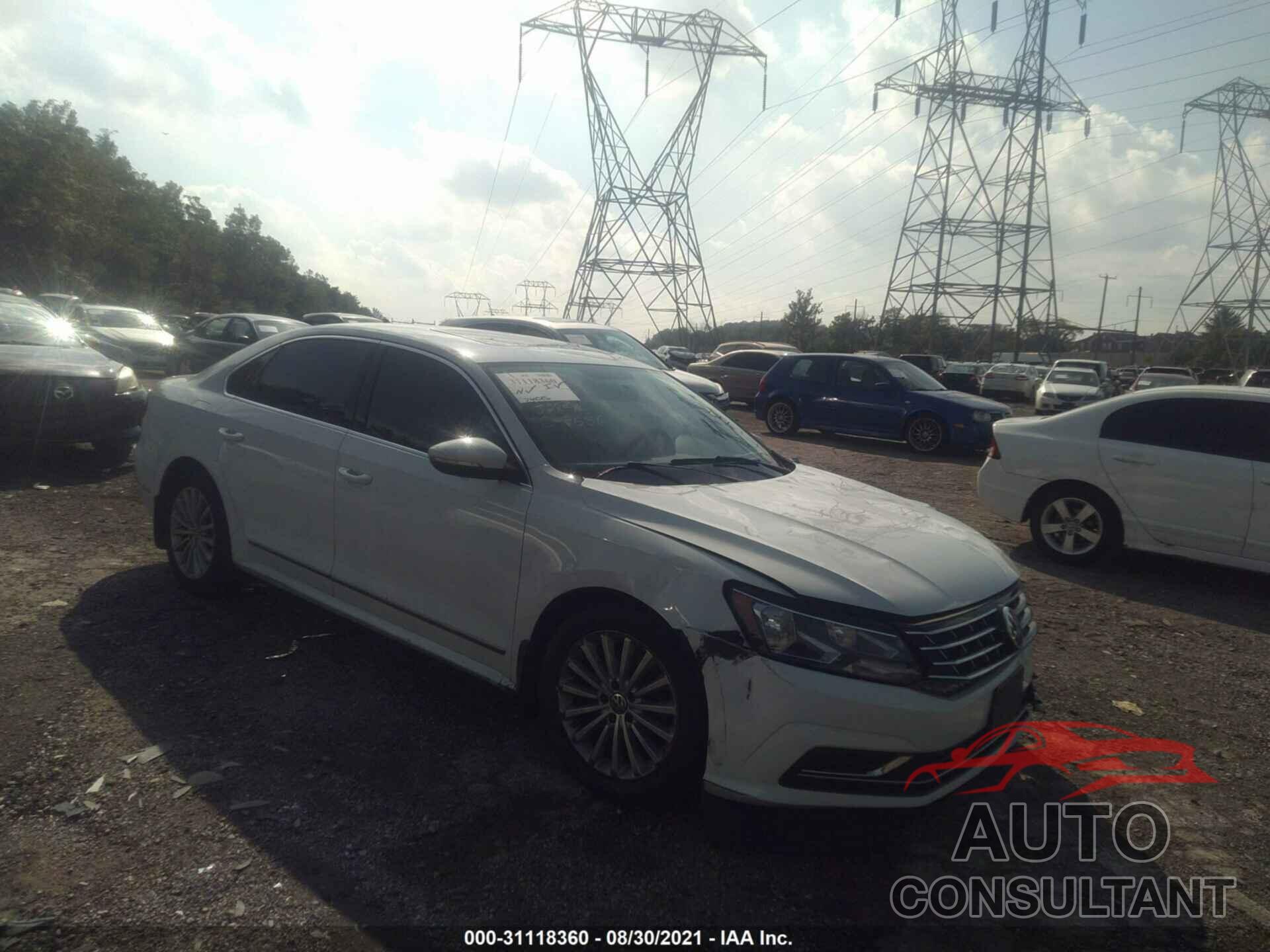 VOLKSWAGEN PASSAT 2016 - 1VWBT7A39GC049656