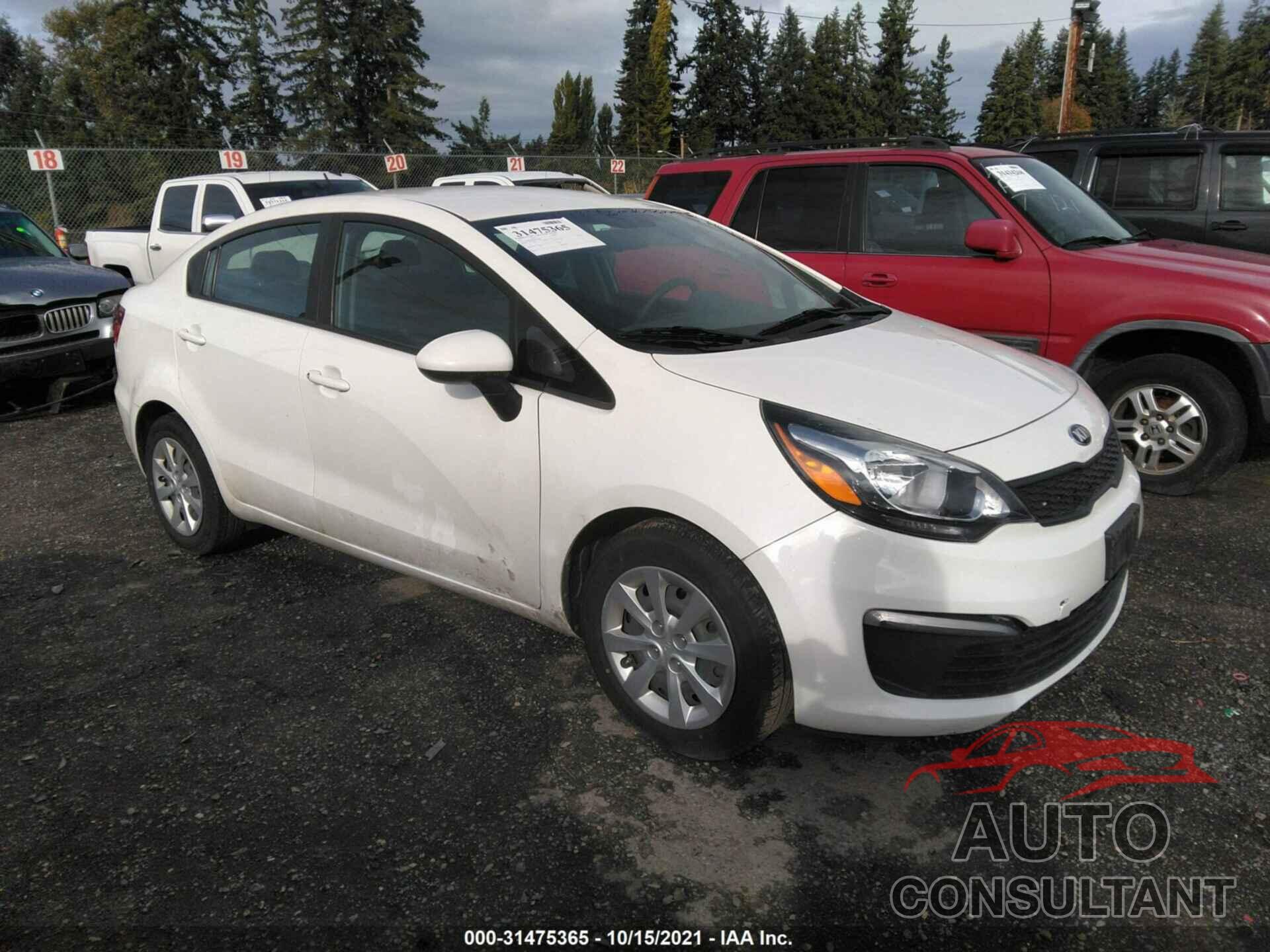 KIA RIO 2017 - KNADM4A33H6041699