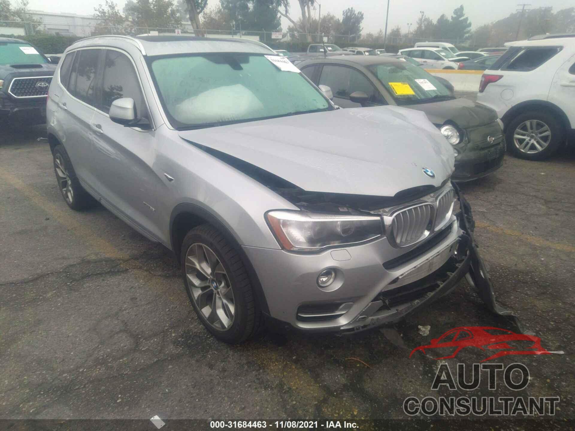 BMW X3 2016 - 5UXWX7C58G0K35860