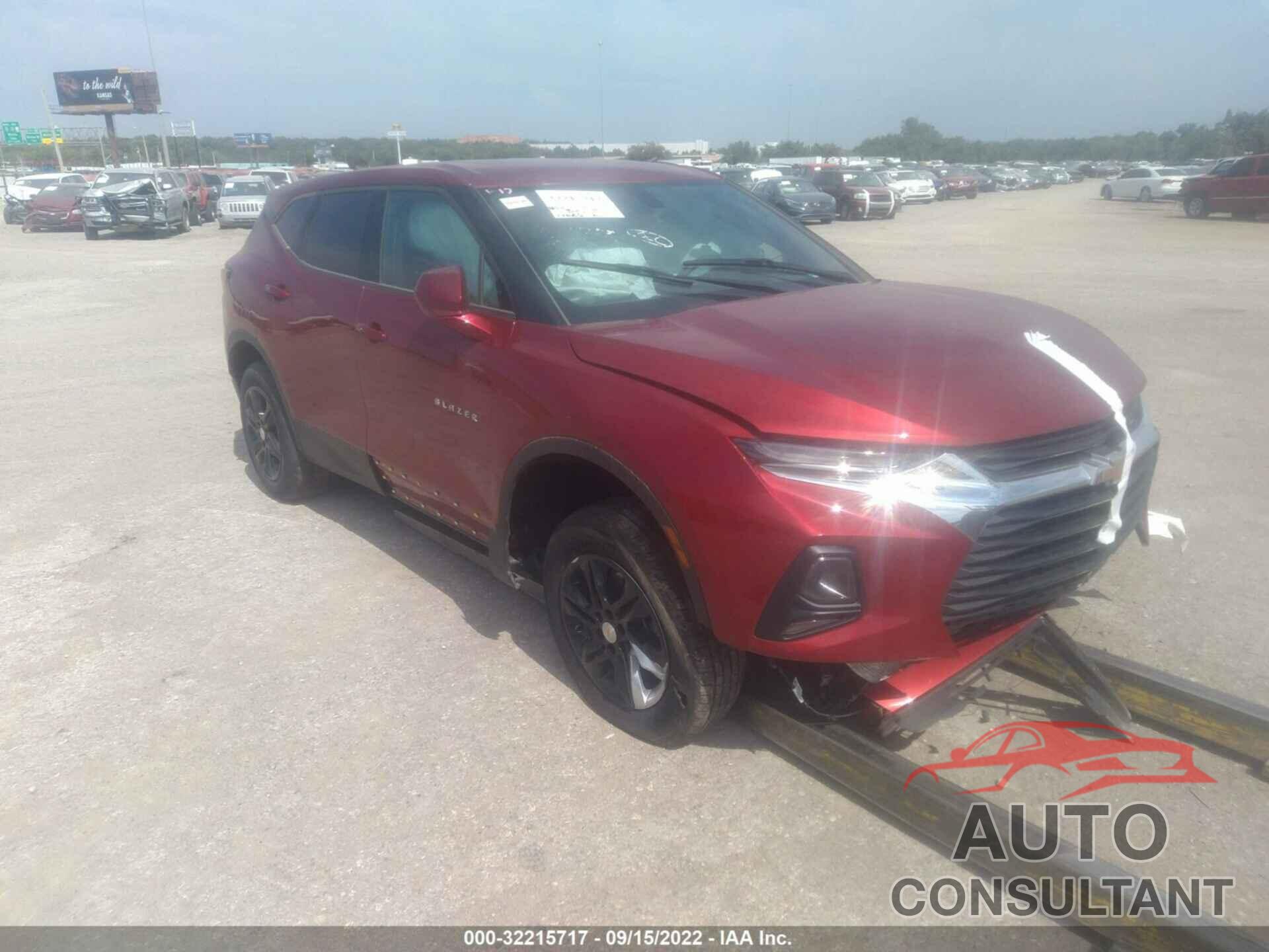 CHEVROLET BLAZER 2021 - 3GNKBBRAXMS580809