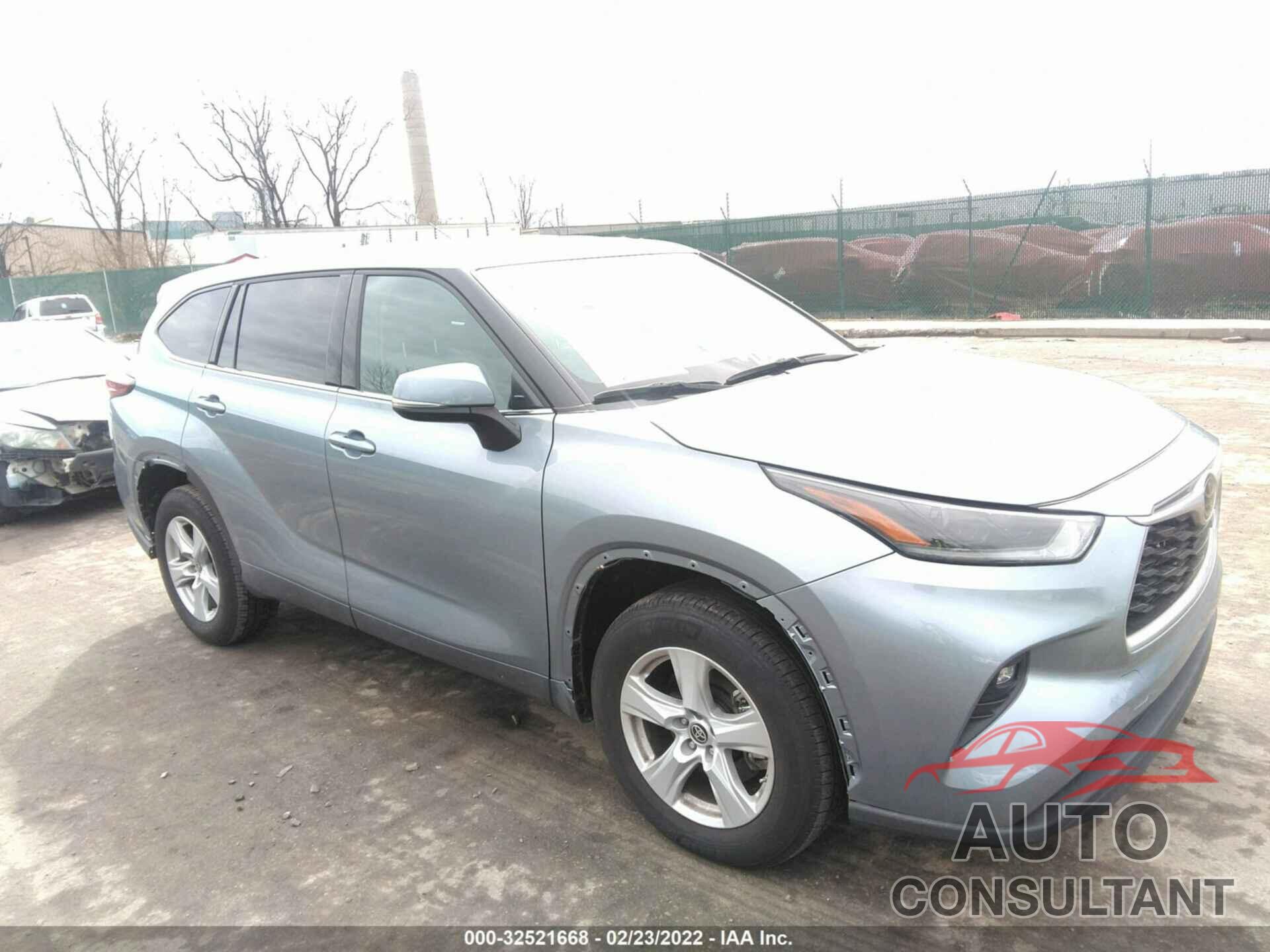 TOYOTA HIGHLANDER 2021 - 5TDBZRBH5MS102242