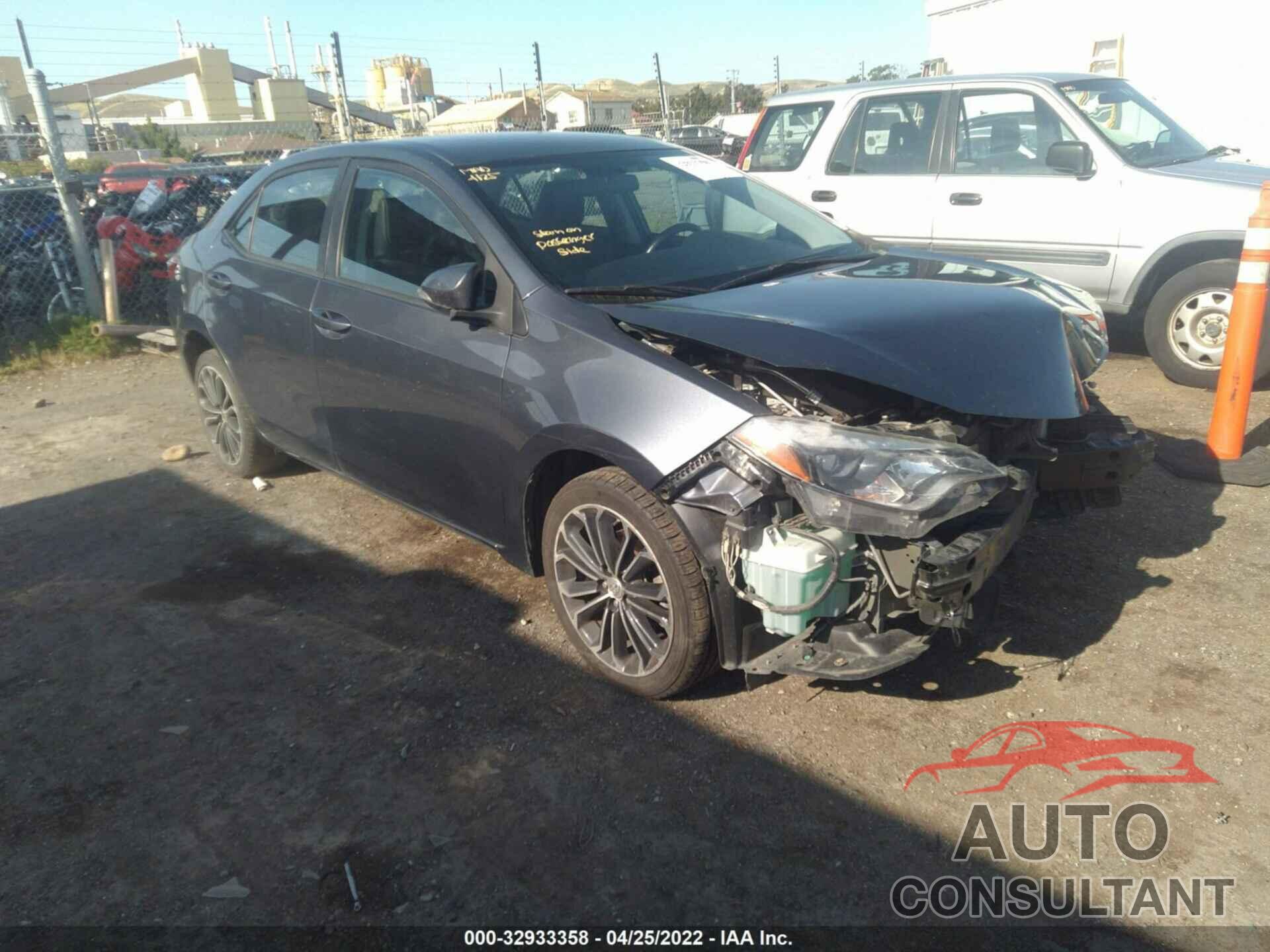 TOYOTA COROLLA 2016 - 5YFBURHE3GP457595