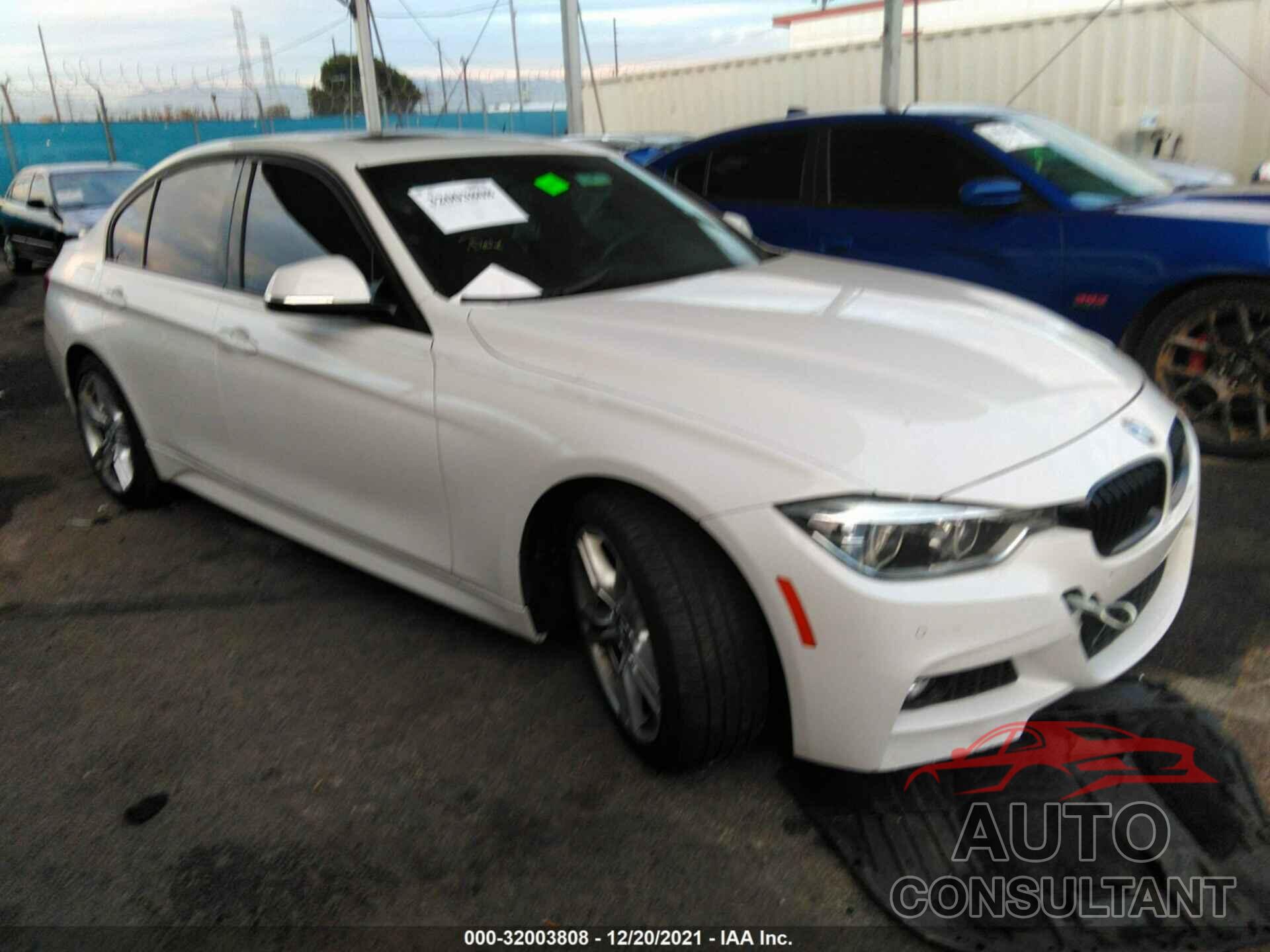 BMW 3 SERIES 2016 - WBA8B7C53GK368505