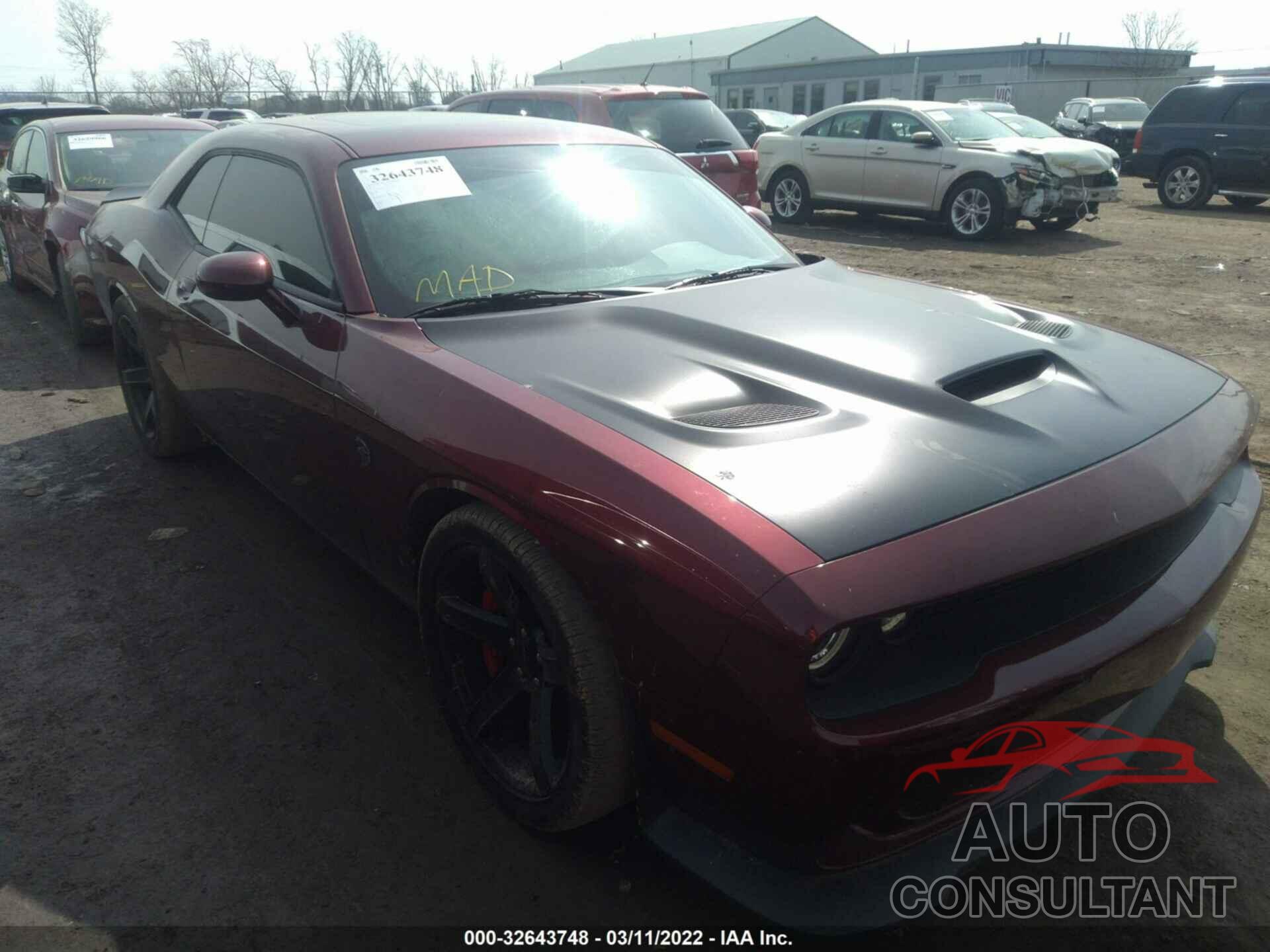 DODGE CHALLENGER 2018 - 2C3CDZC93JH195805