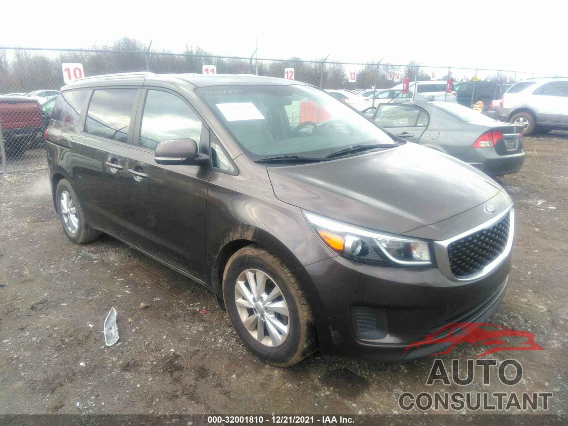 KIA SEDONA 2016 - KNDMB5C13G6112344