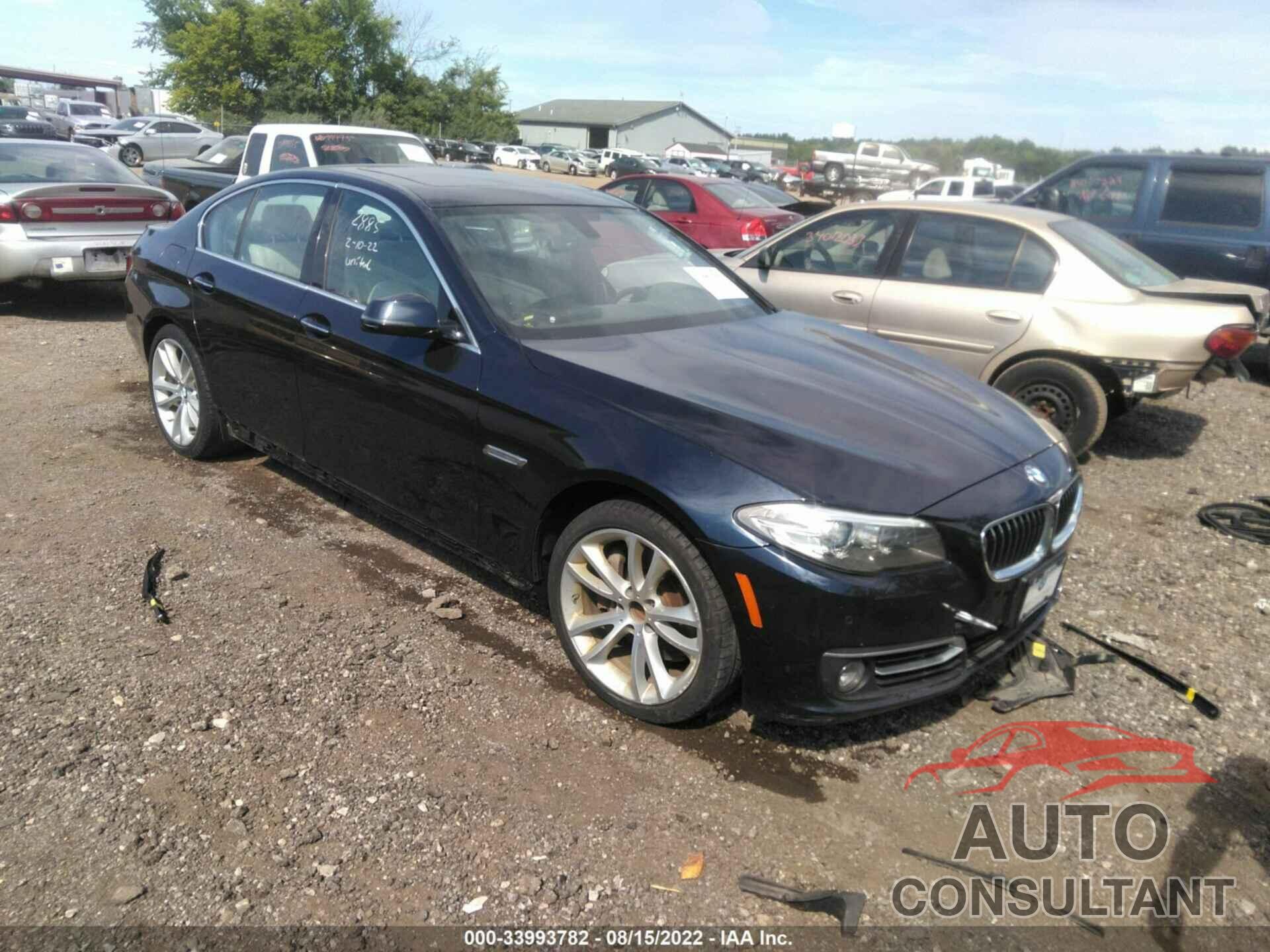 BMW 5 SERIES 2016 - WBA5B3C5XGG254631