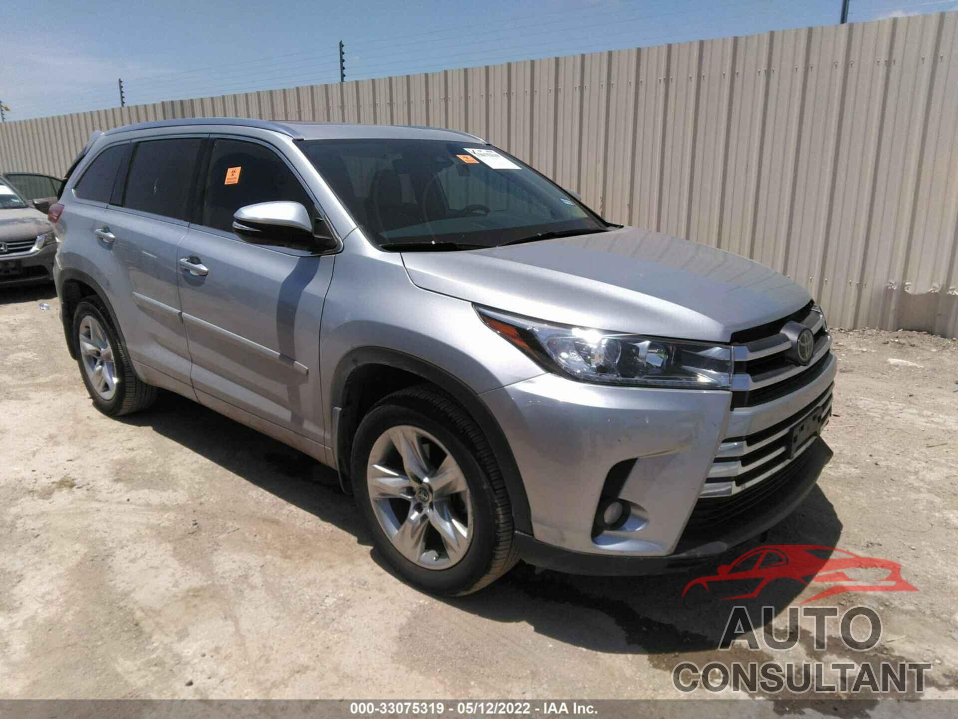 TOYOTA HIGHLANDER 2018 - 5TDYZRFH3JS247330