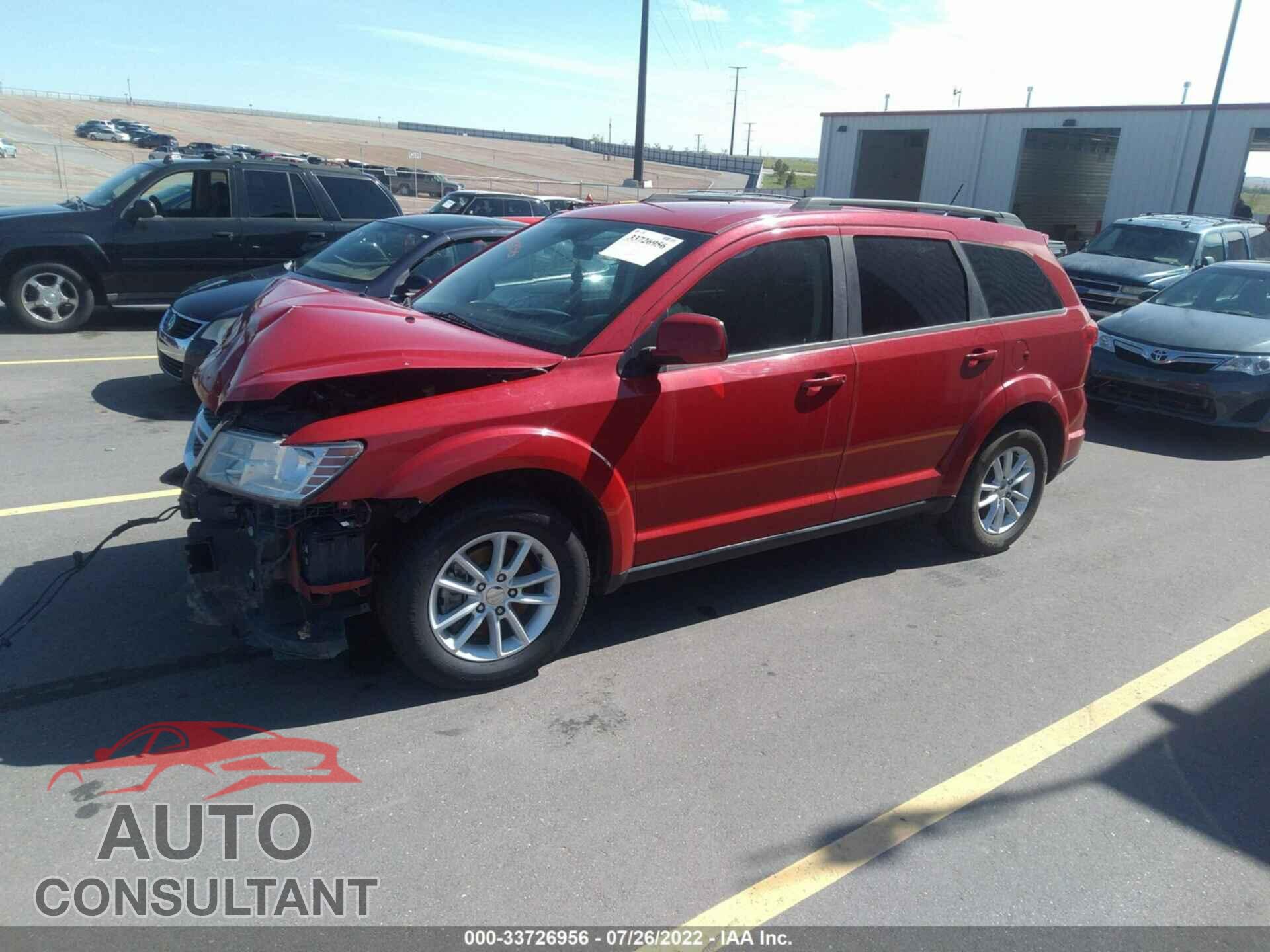 DODGE JOURNEY 2016 - 3C4PDCBB7GT202043