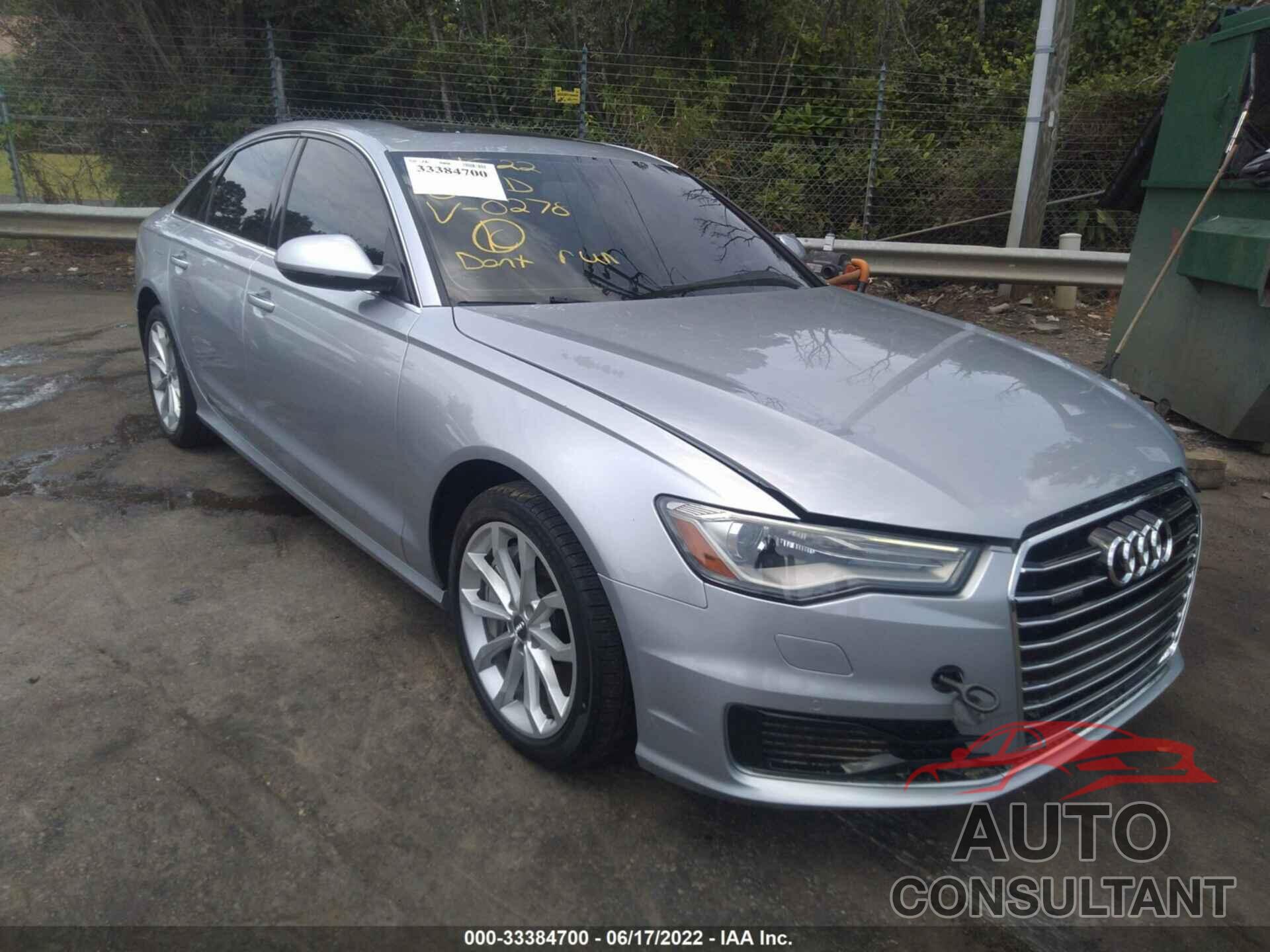 AUDI A6 2016 - WAUGFAFC2GN020278