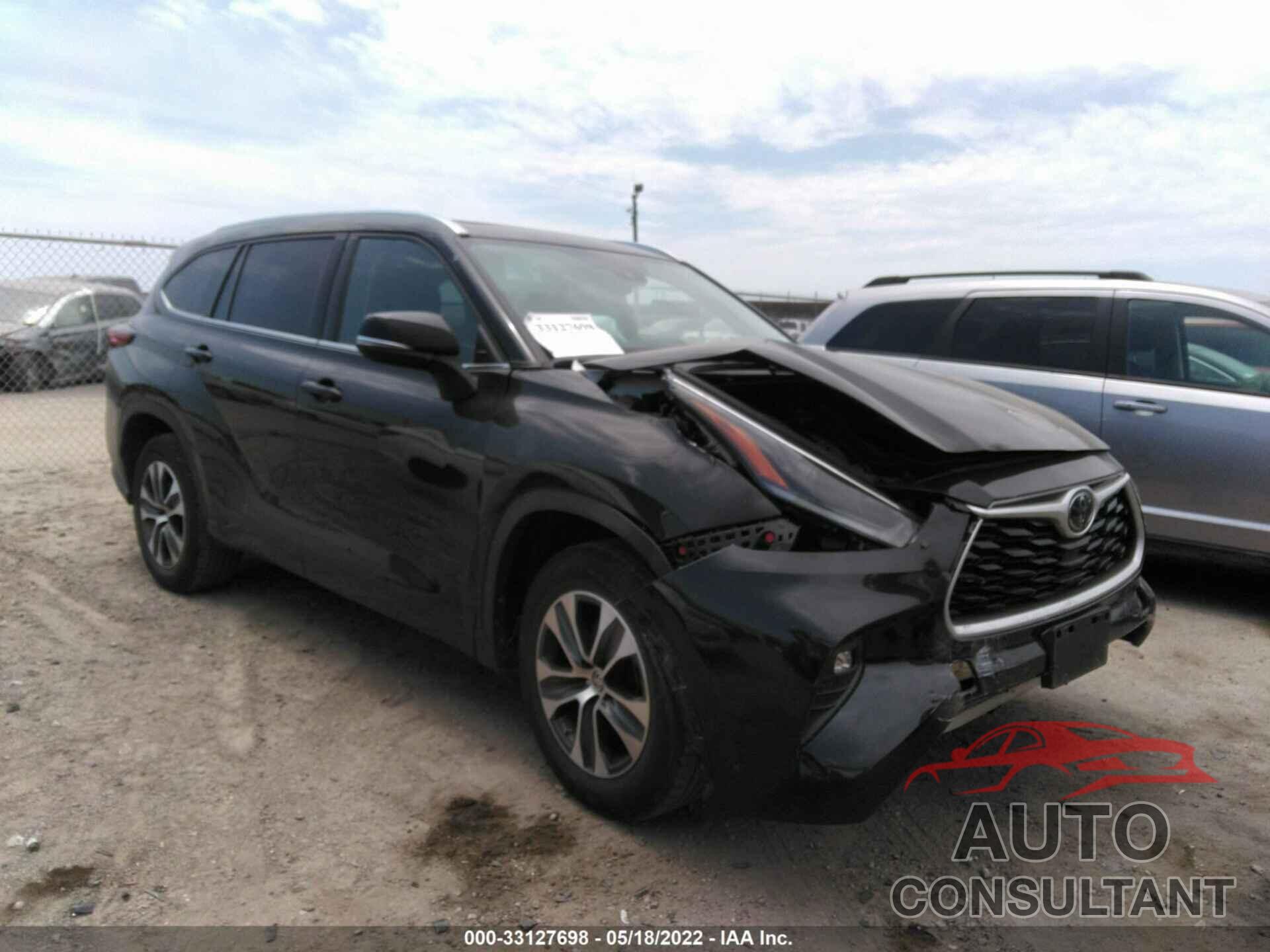 TOYOTA HIGHLANDER 2021 - 5TDGZRAH3MS042565