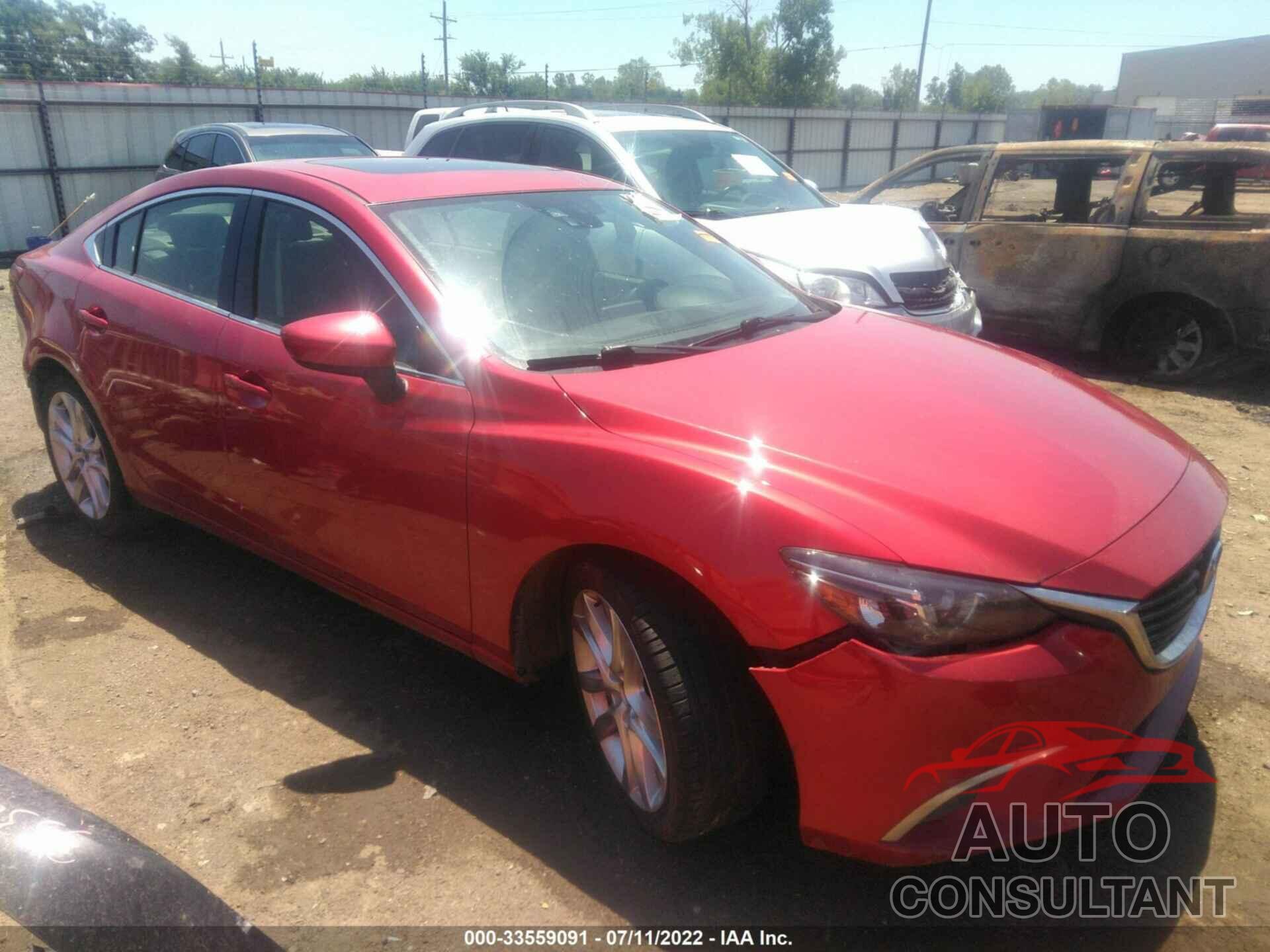 MAZDA MAZDA6 2016 - JM1GJ1T54G1409146