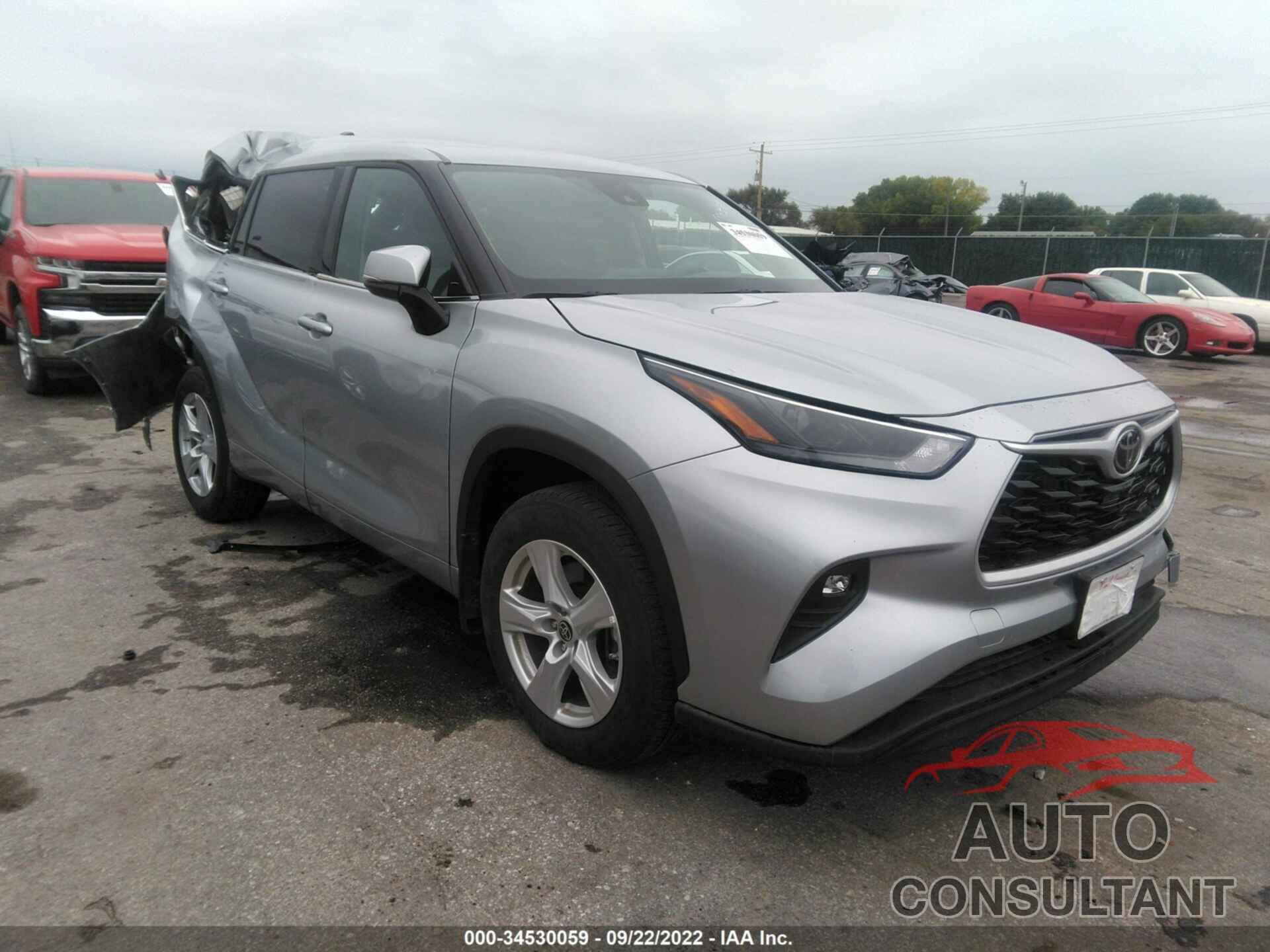 TOYOTA HIGHLANDER 2022 - 5TDBZRBH1NS186366