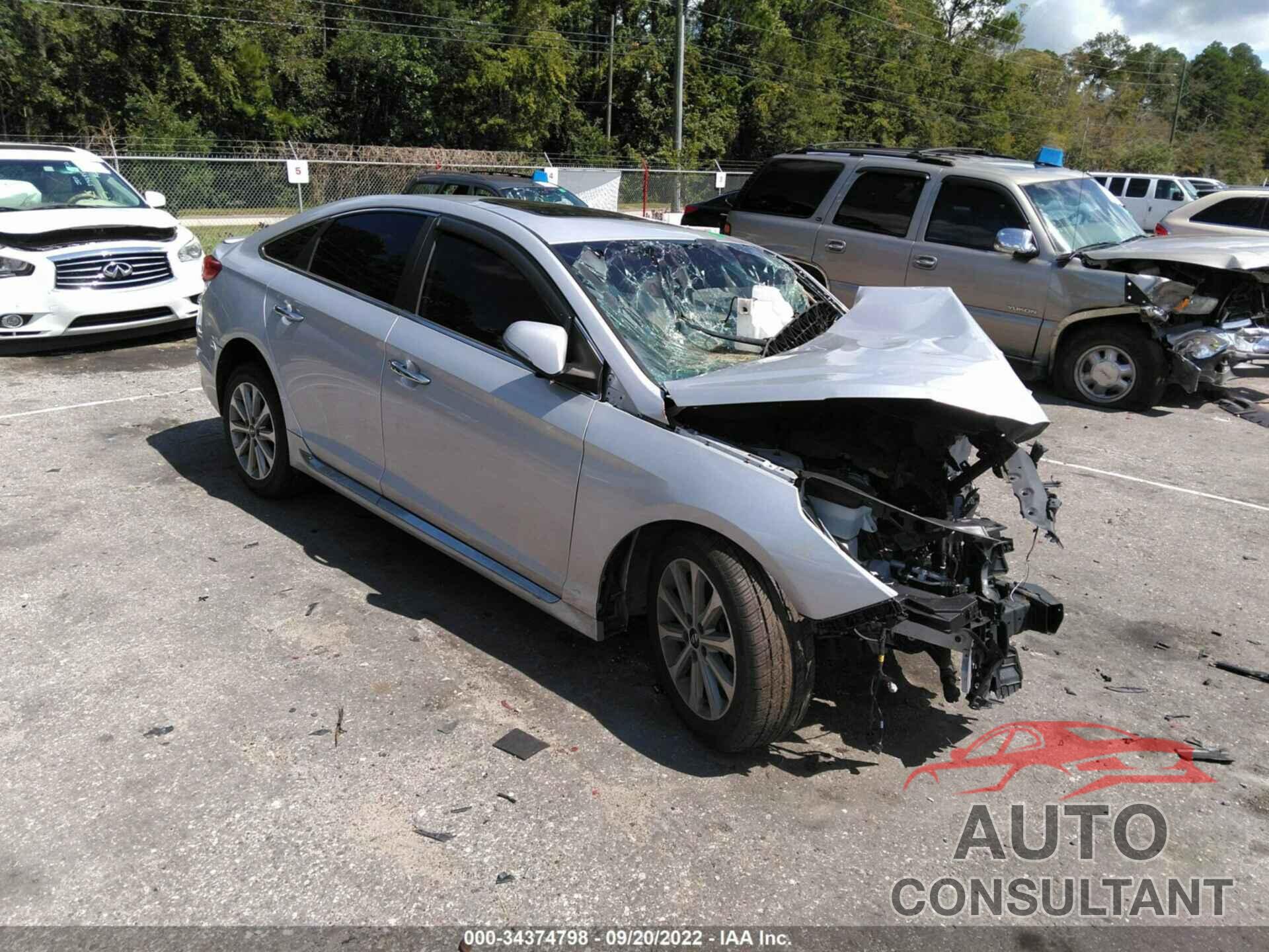 HYUNDAI SONATA 2017 - 5NPE34AFXHH587037