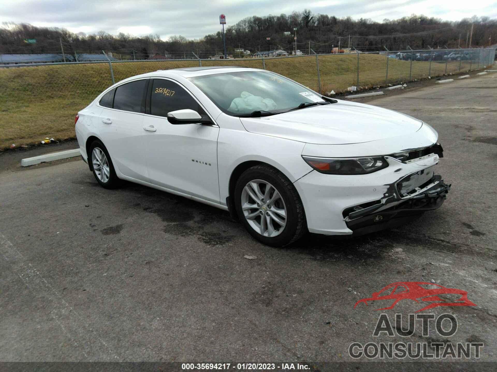 CHEVROLET MALIBU 2016 - 1G1ZE5ST8GF194581