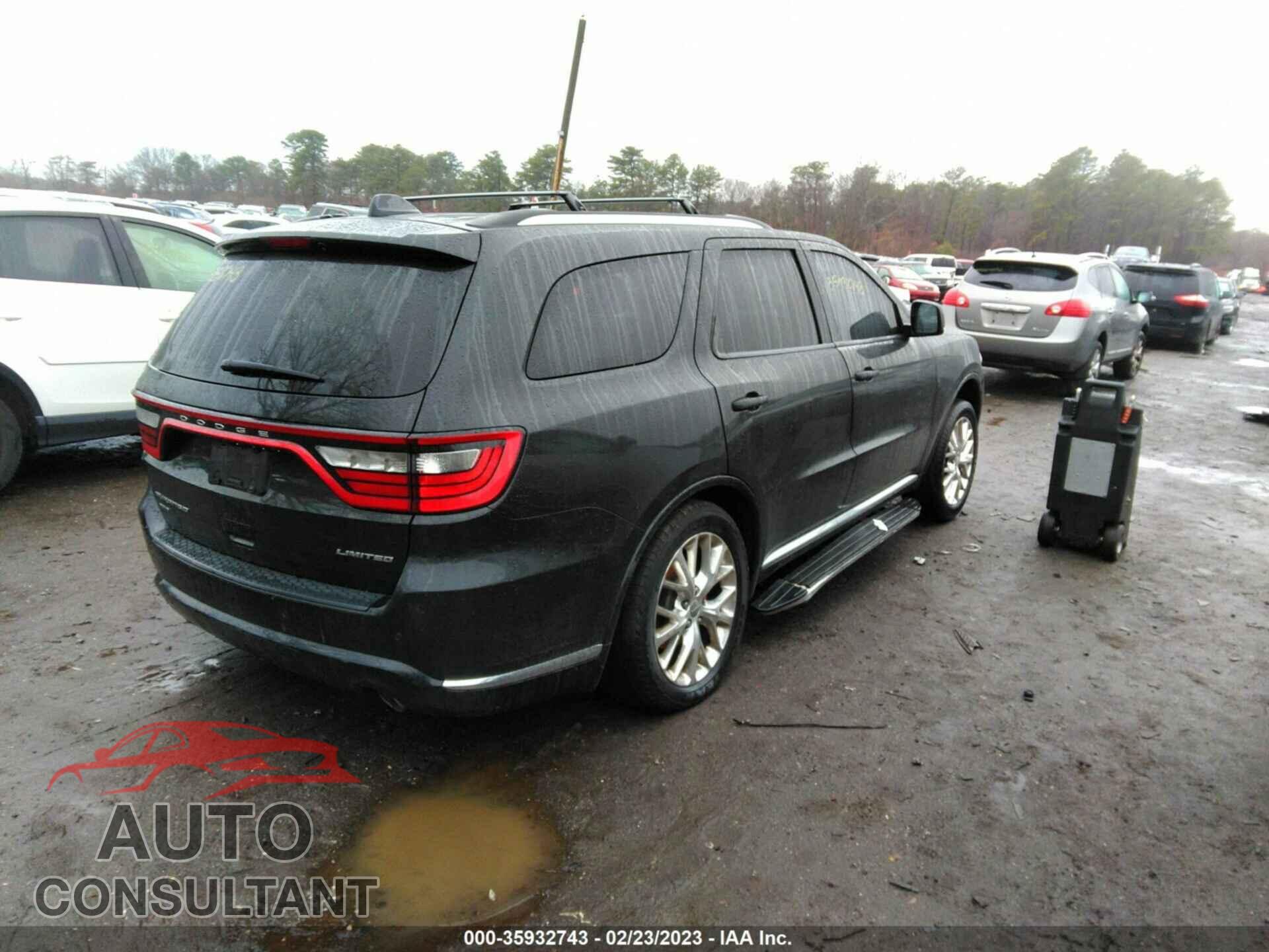 DODGE DURANGO 2016 - 1C4RDJDG7GC362876