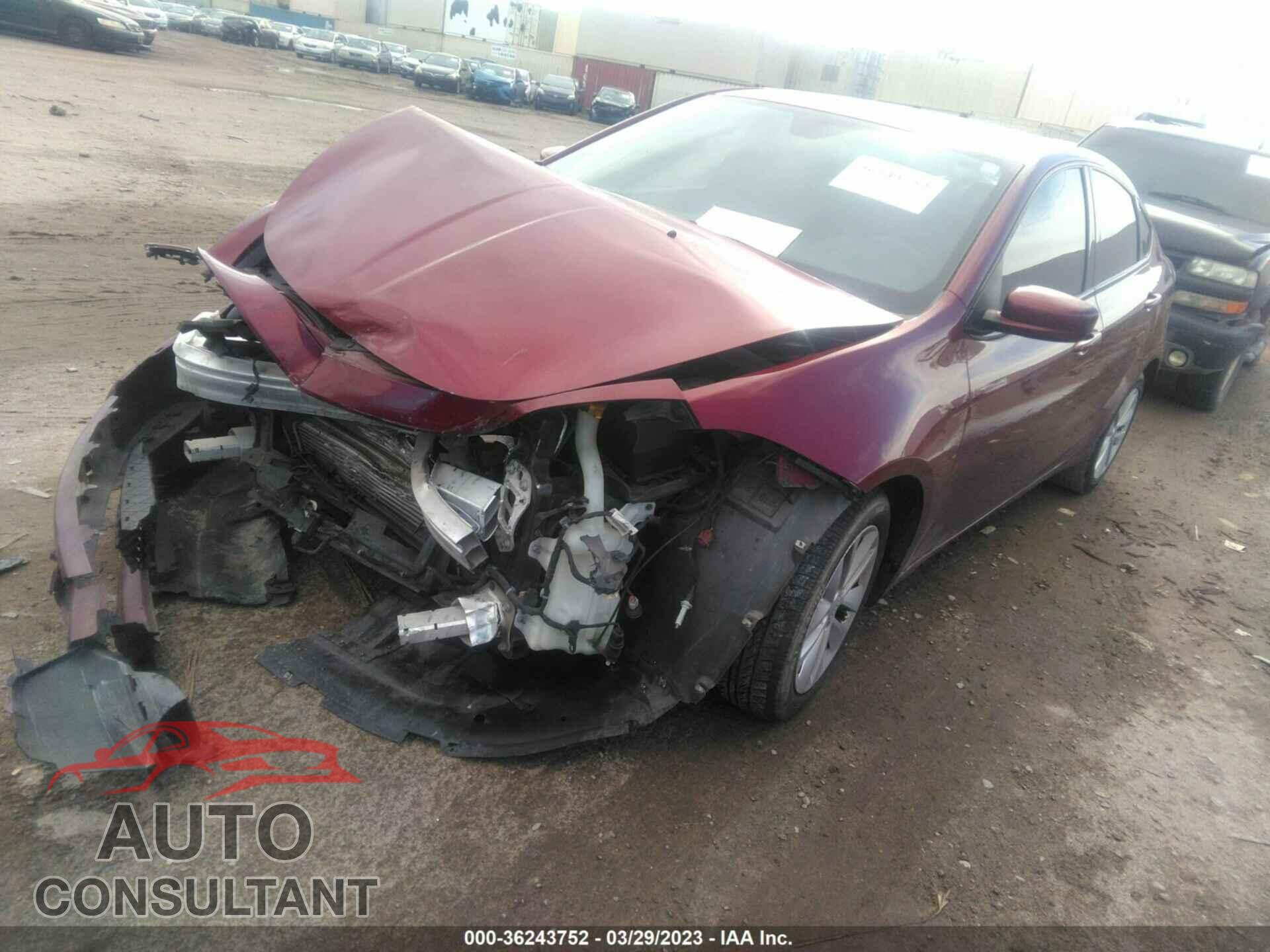 DODGE DART 2015 - 1C3CDFDH8FD237023