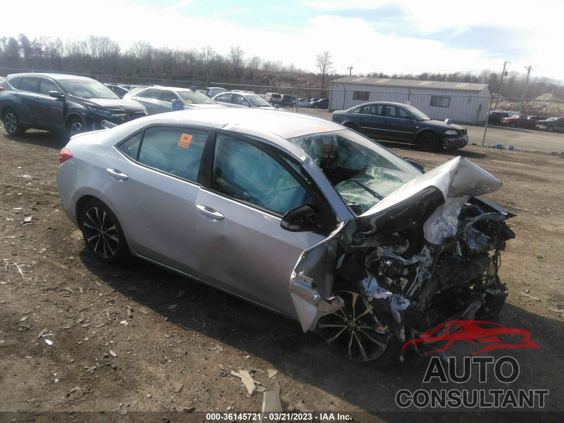 TOYOTA COROLLA 2017 - 2T1BURHE7HC885199