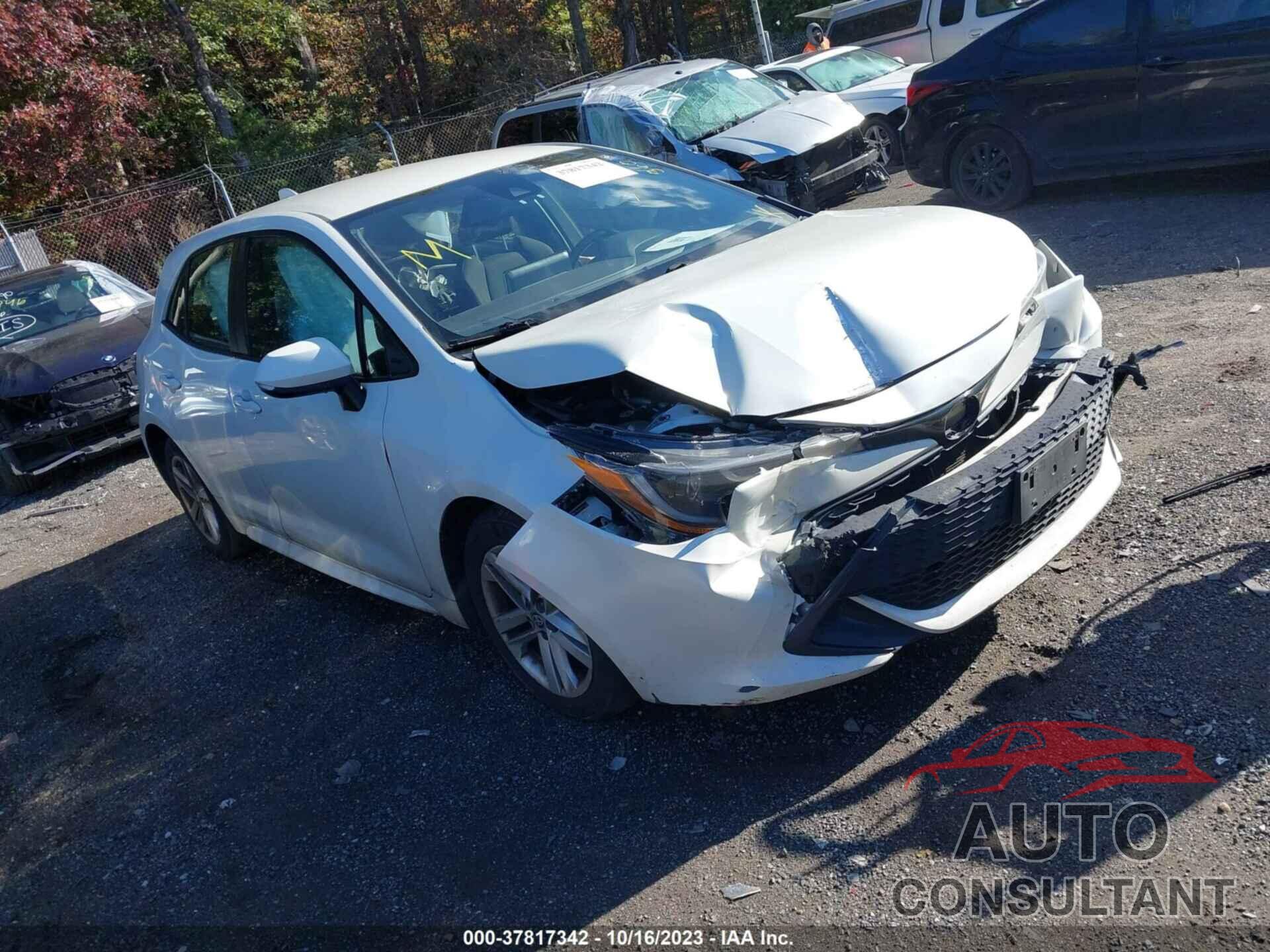 TOYOTA COROLLA 2019 - JTNK4RBE5K3058824